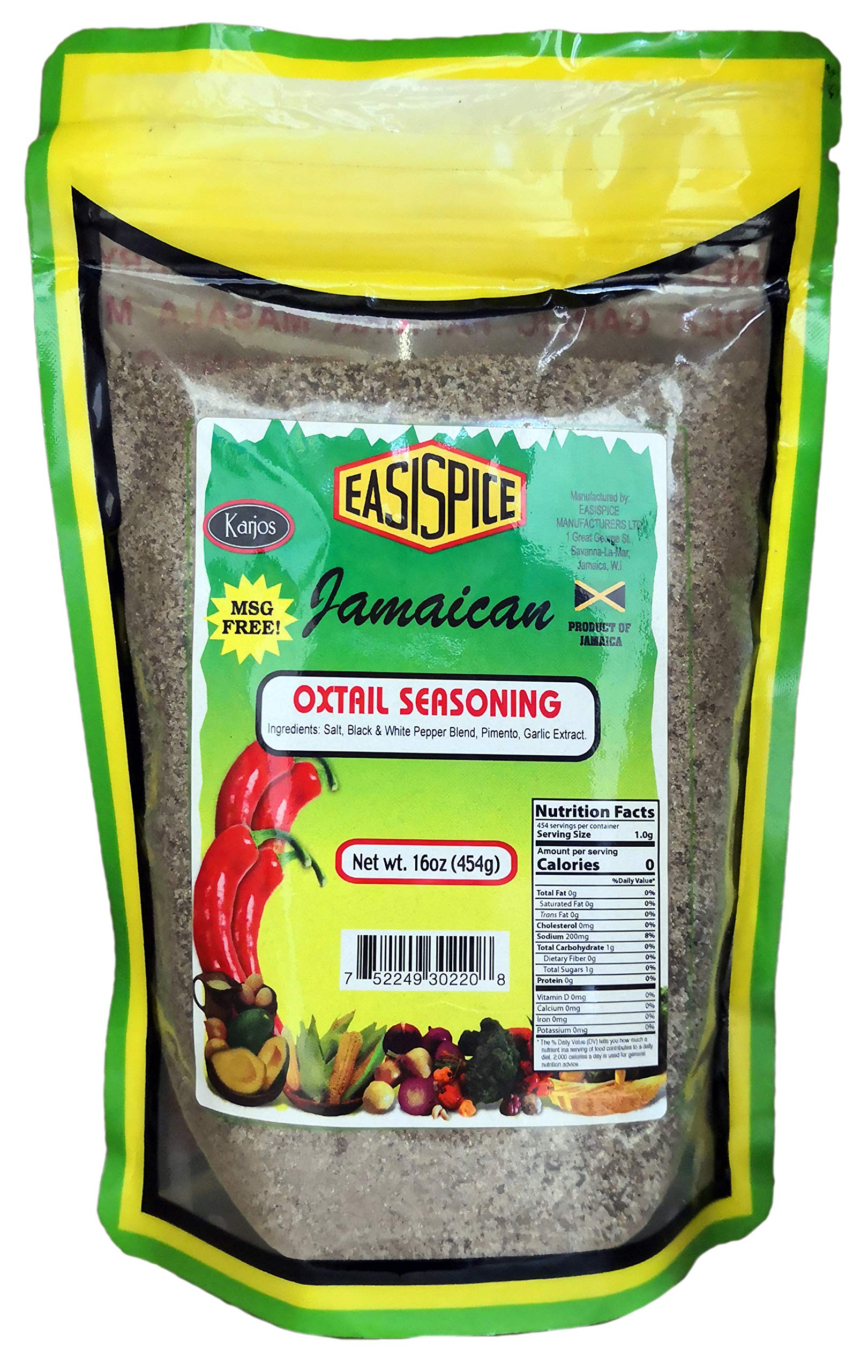 KARJOS EASISPICE OXTAIL SEASONING 16oz by Karjos Easispice