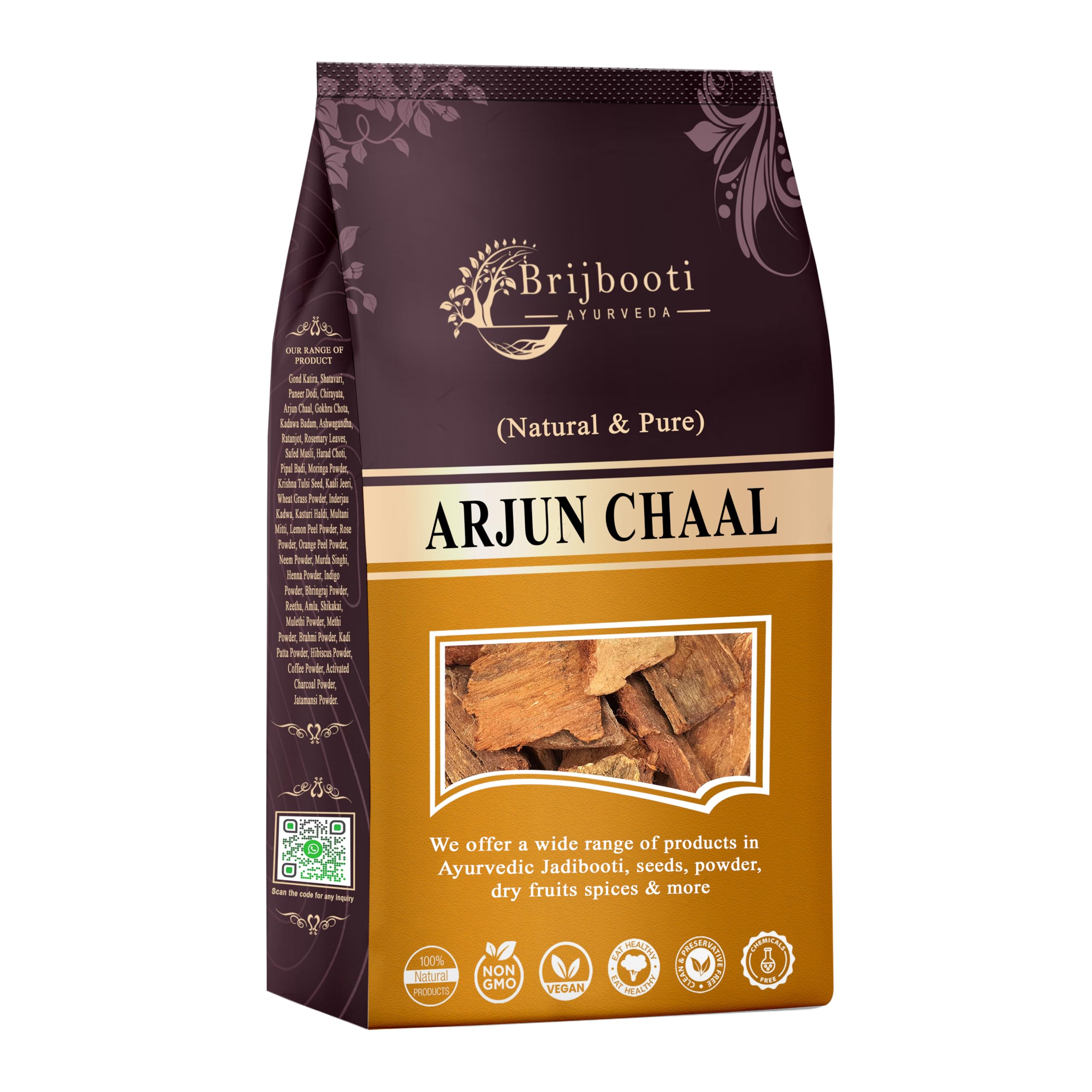 Birju Mahavir Arjun ki Chaal - Terminalia Arjuna 200 Gr