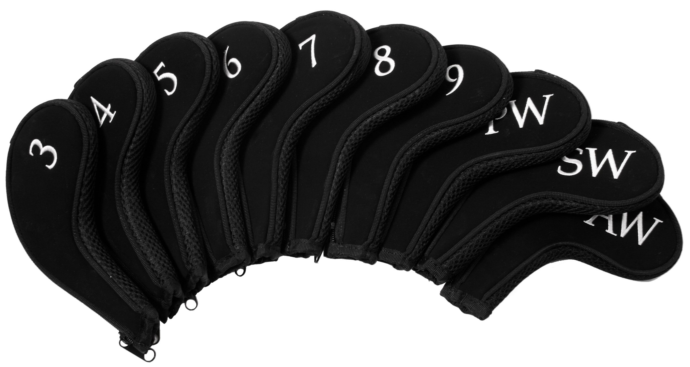 ProActive Sports Zippered Closure System 3-PW, SW and AW Iron Covers, 10-Piece