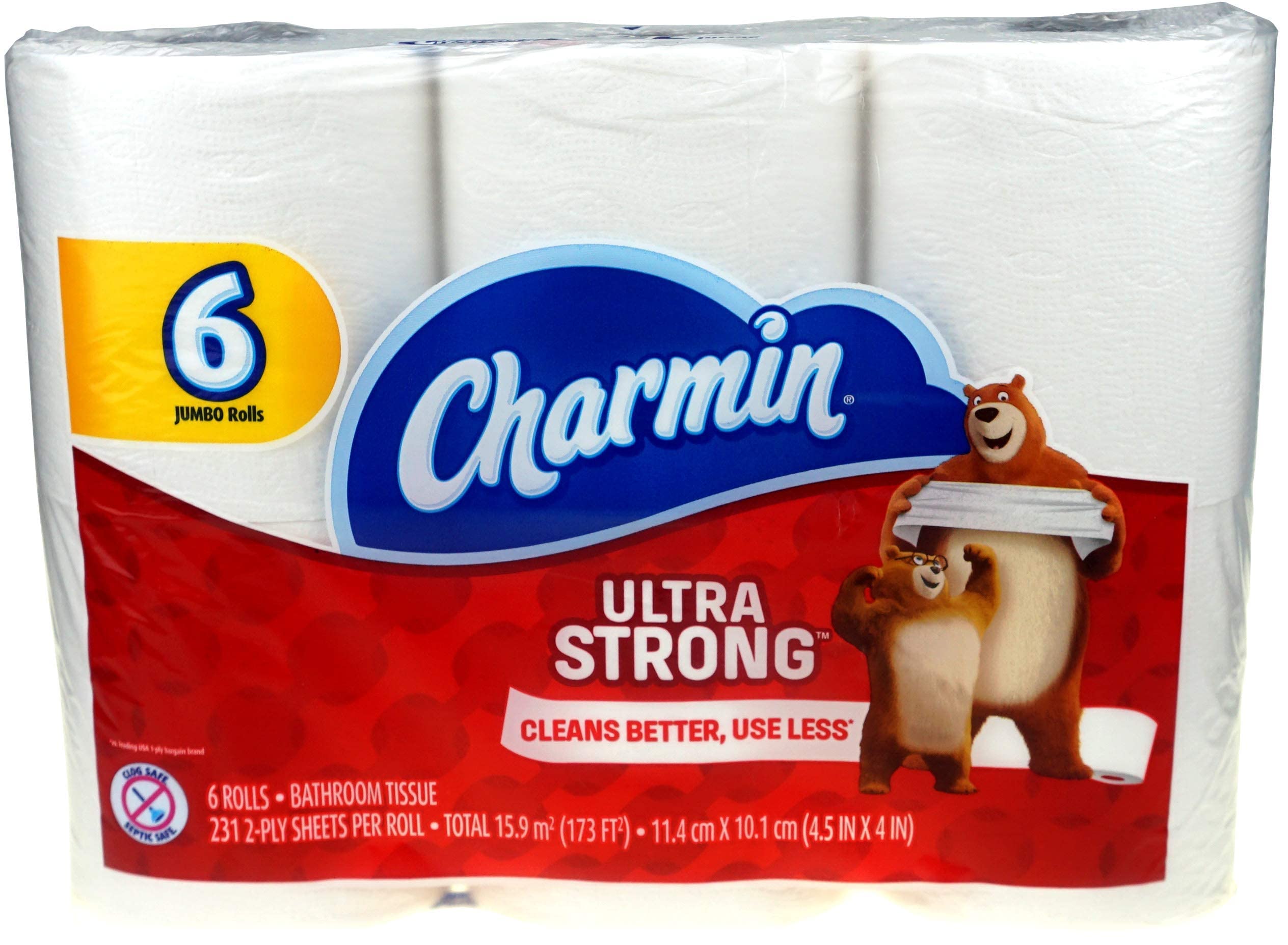 Charmin Ultra Strong Bathroom Tissue - 6 Jumbo Rolls