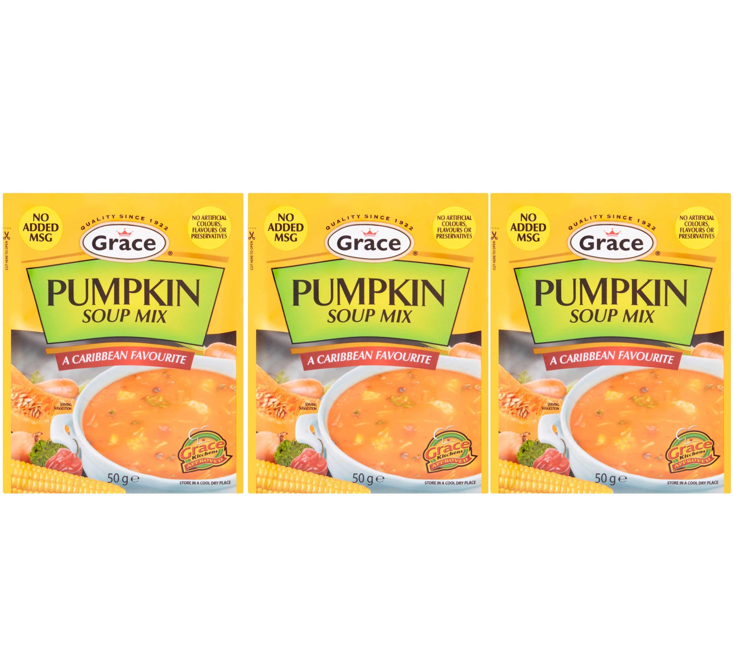 Grace Pumpkin Soup Mix 50g - Pack of 3