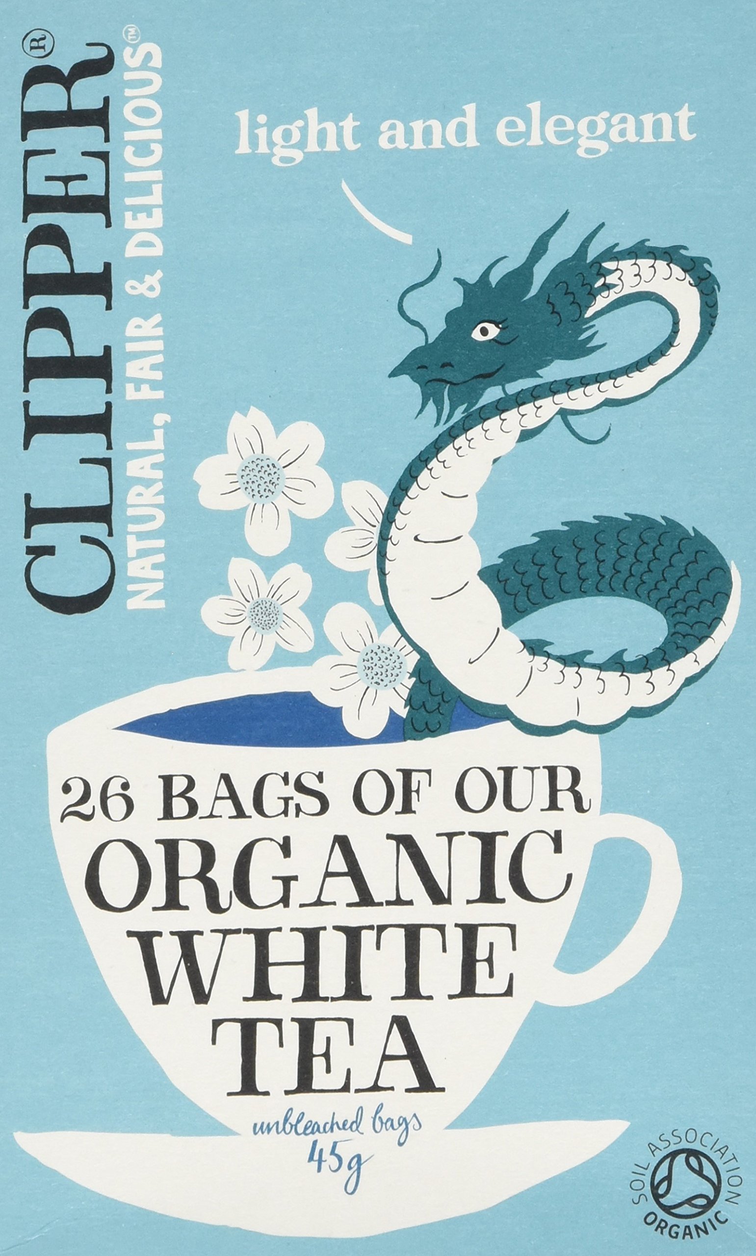 clipper Organic White Tea 26 Teabags, 45 g