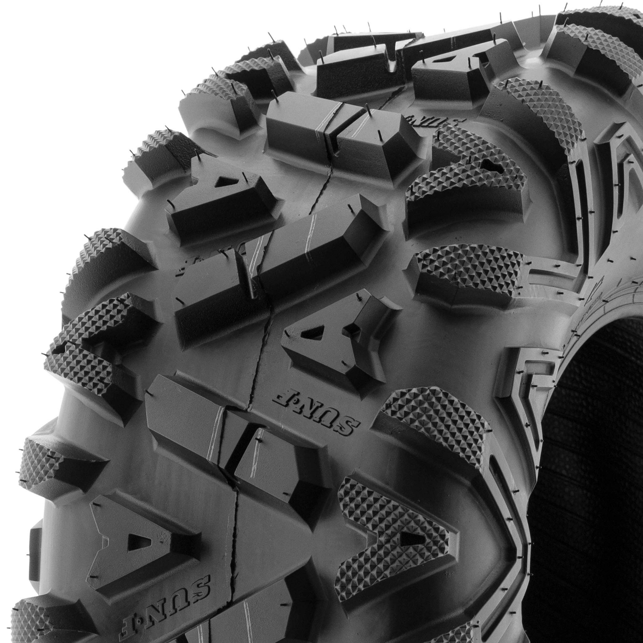 SunF A033 Power.I 25x10-12 ATV UTV Tire All-Terrain Off-Road, 6 Ply Tubeless