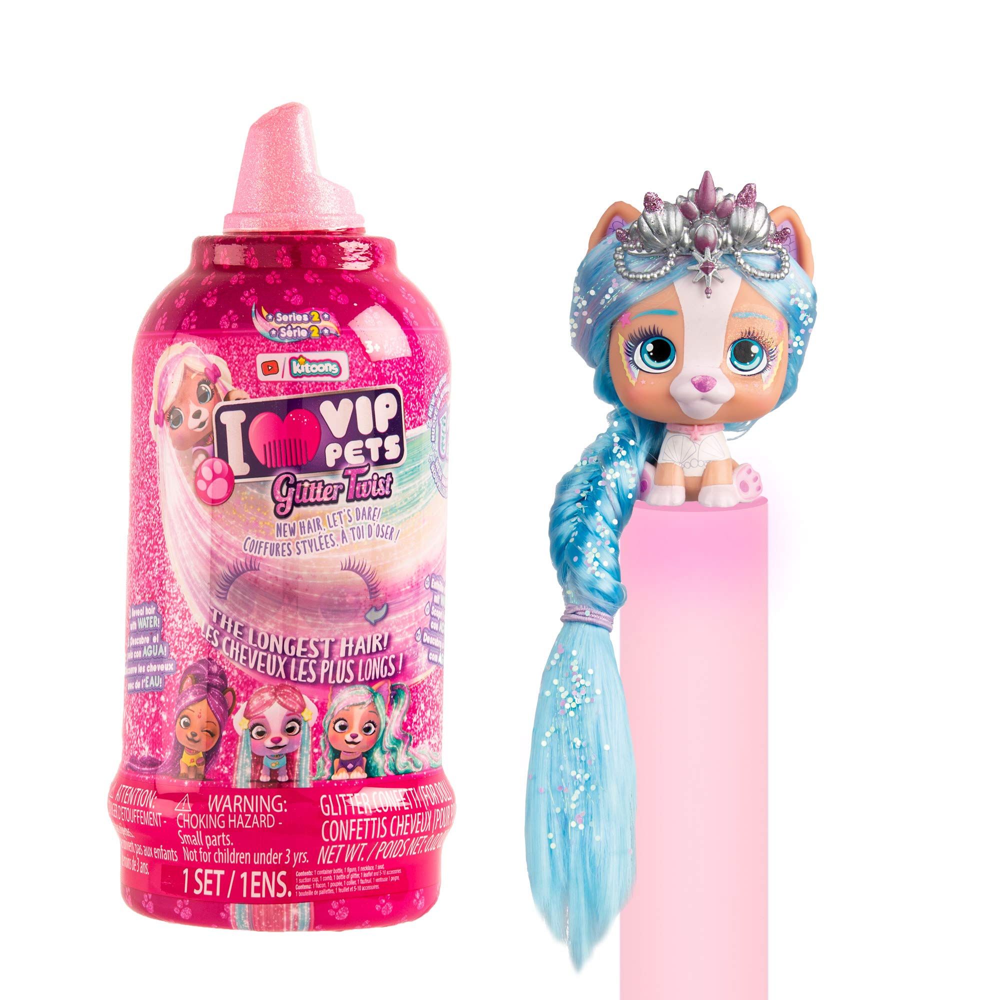 VIP PETSS2 Glitter Twist Asst.