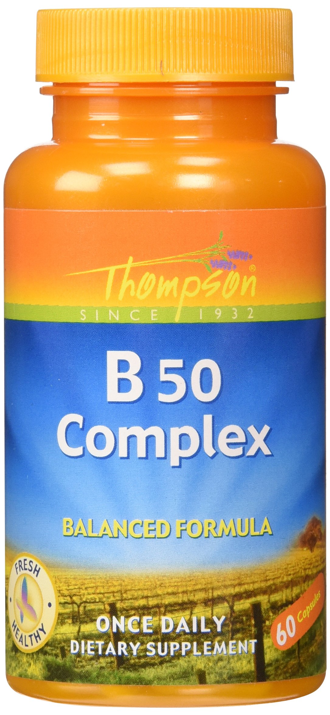 Thompson, B50 Complex, 60 Capsules