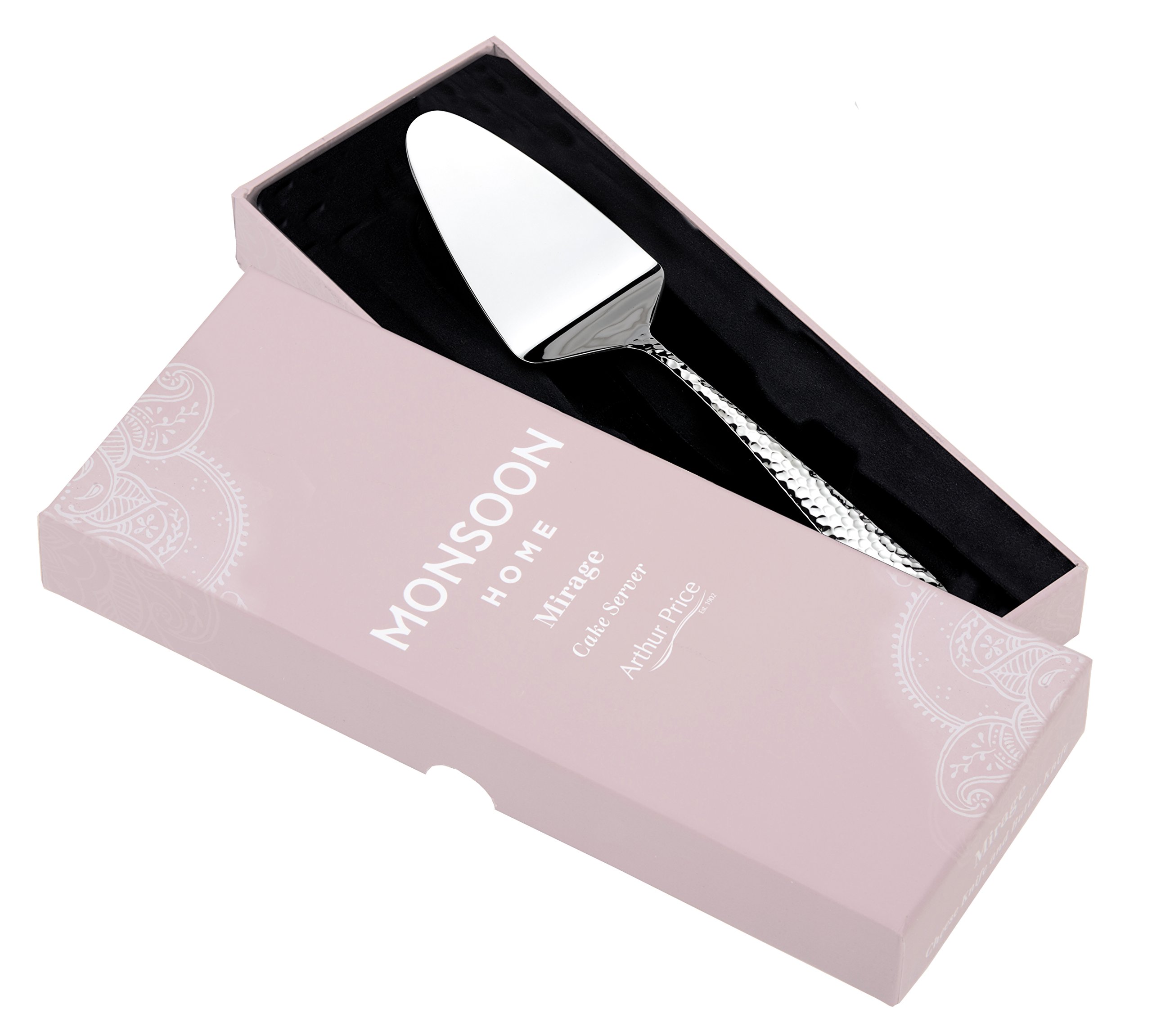 Monsoon Mirage Cake Server, Stainless Steel, 29 x 9 x 3 cm