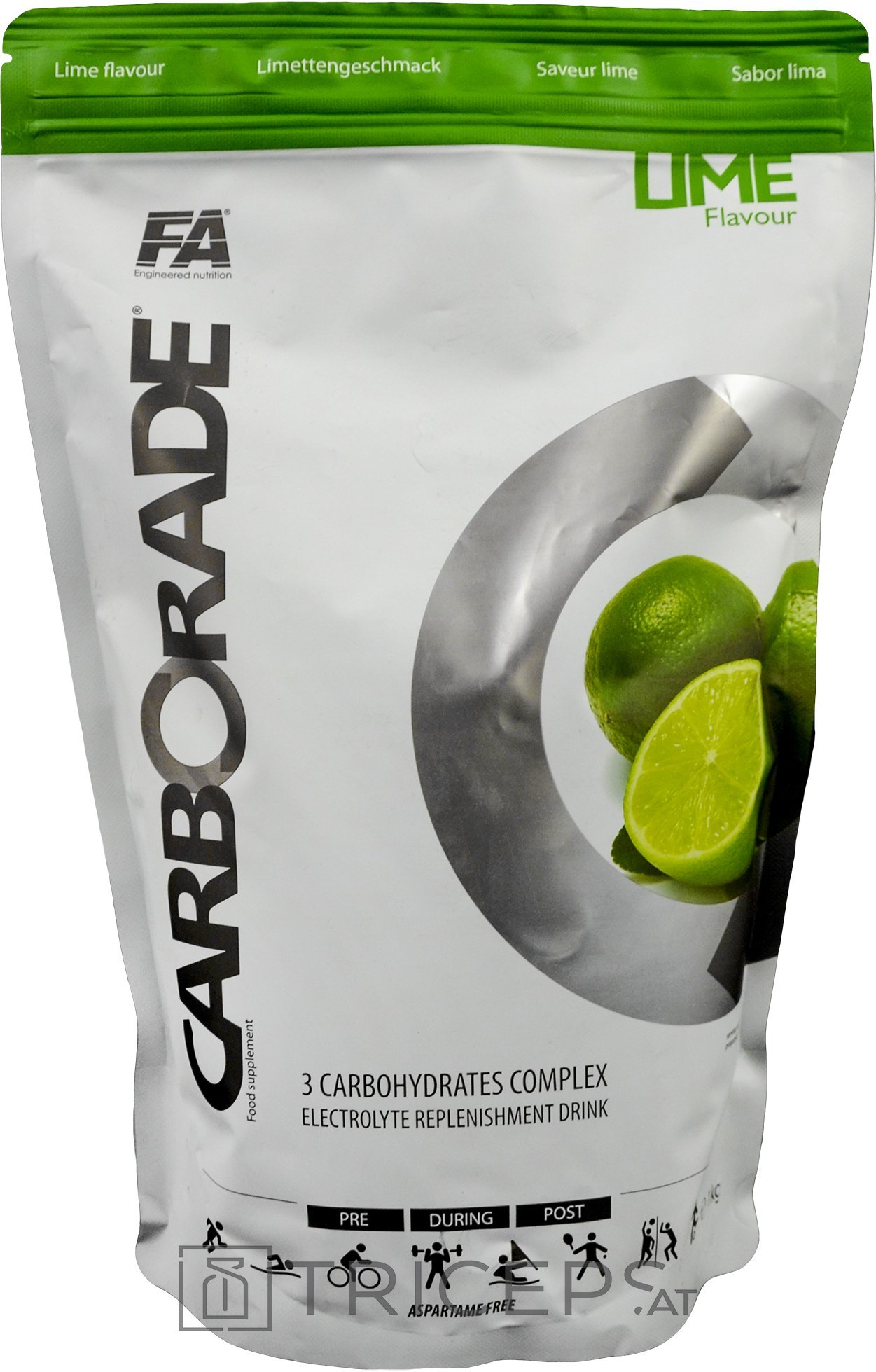 FA Engineered Nutrition 1 Kg Lime Carborade Supplements