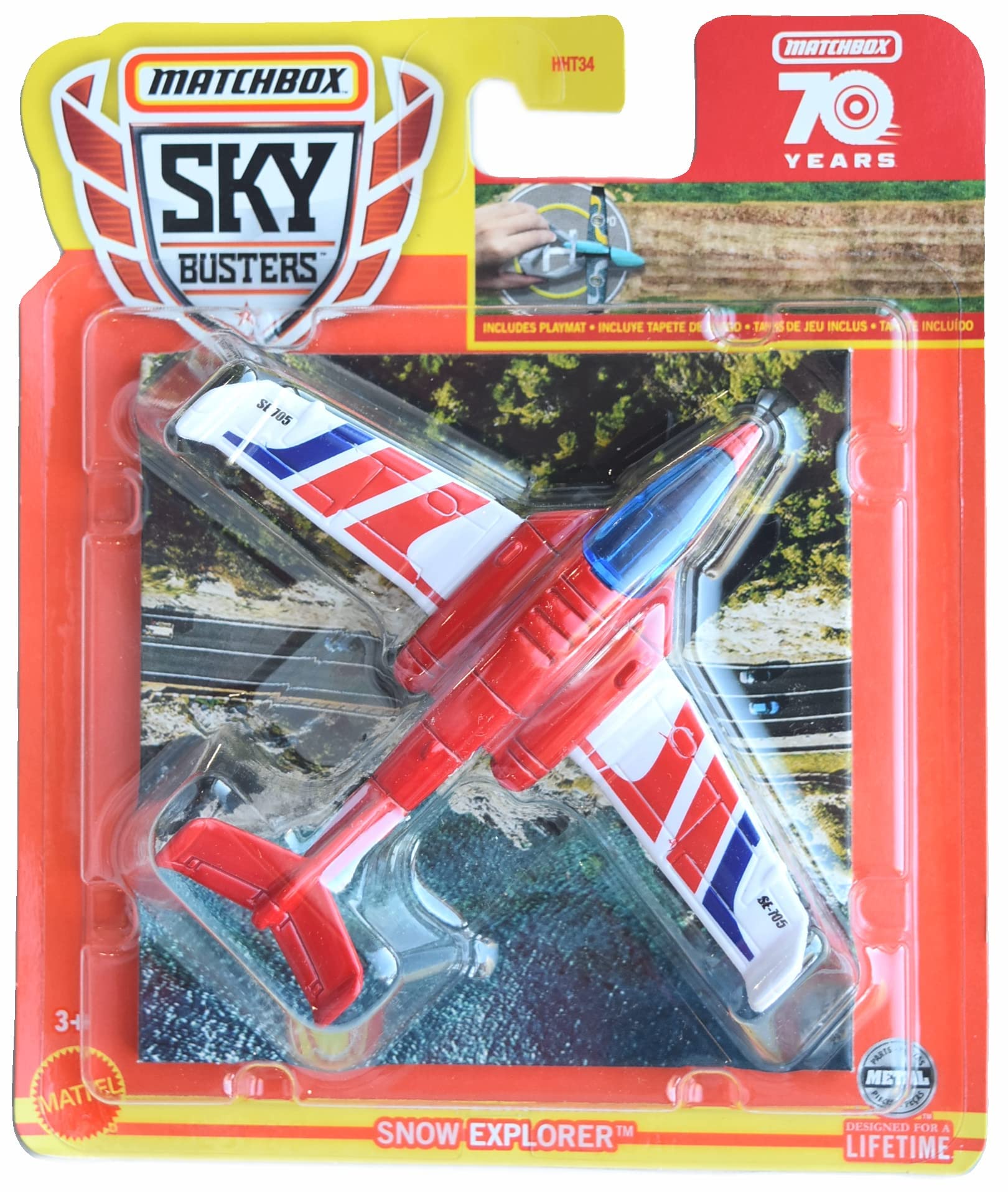 Matchbox Snow Explorer, Sky Busters 70 Years