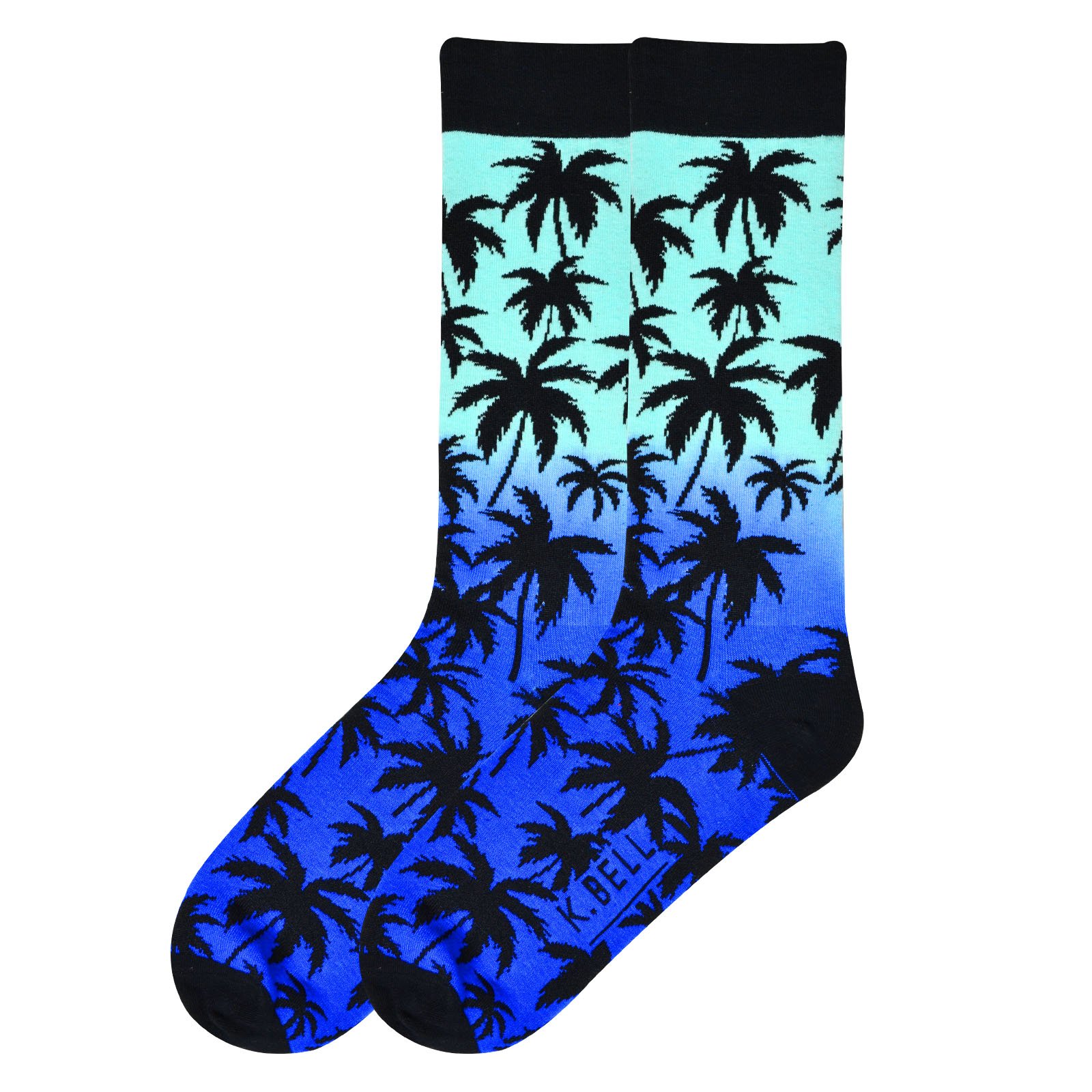 K. BellMen's Novelty Crew Sock