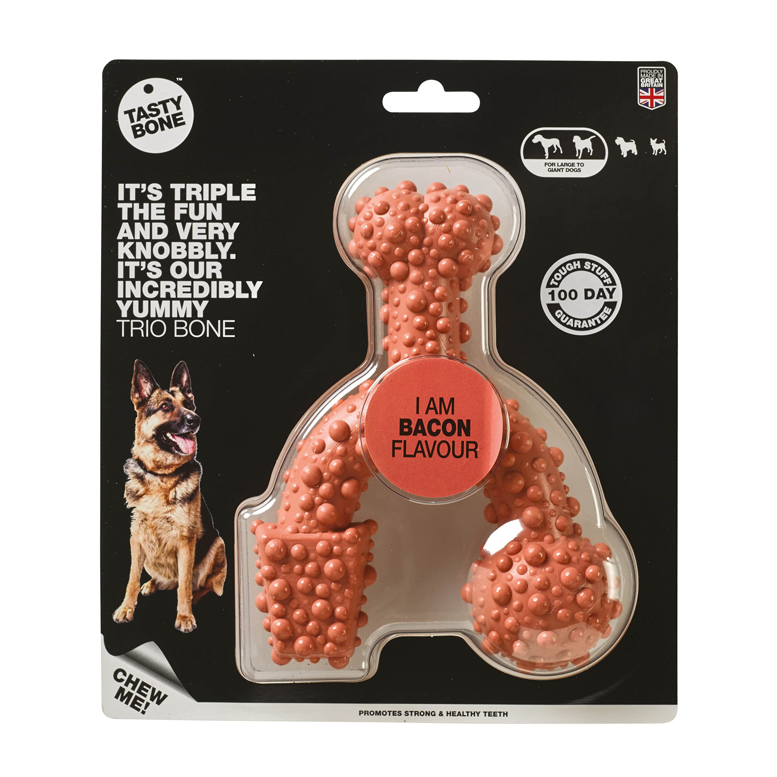 Tasty BoneTastybone Trio Bone Bacon, Large