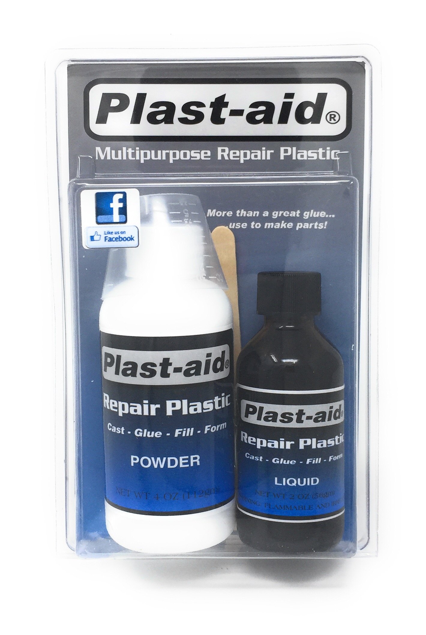 Plast-Aid Multi-Purpose Plastic PVC Pipe Repair Kit - 2-Pack