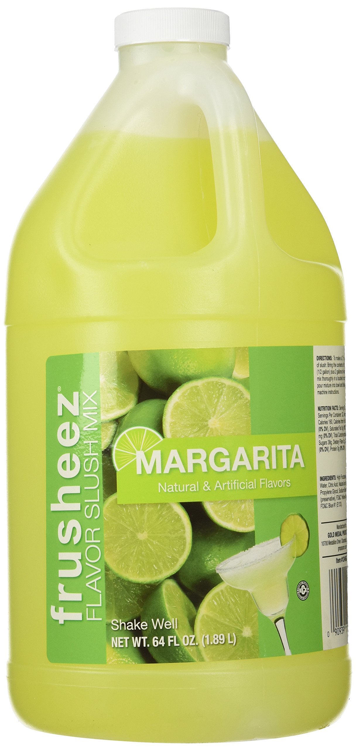 Frusheez Margarita Slush and Slushie Mix, 1/2 Gallon