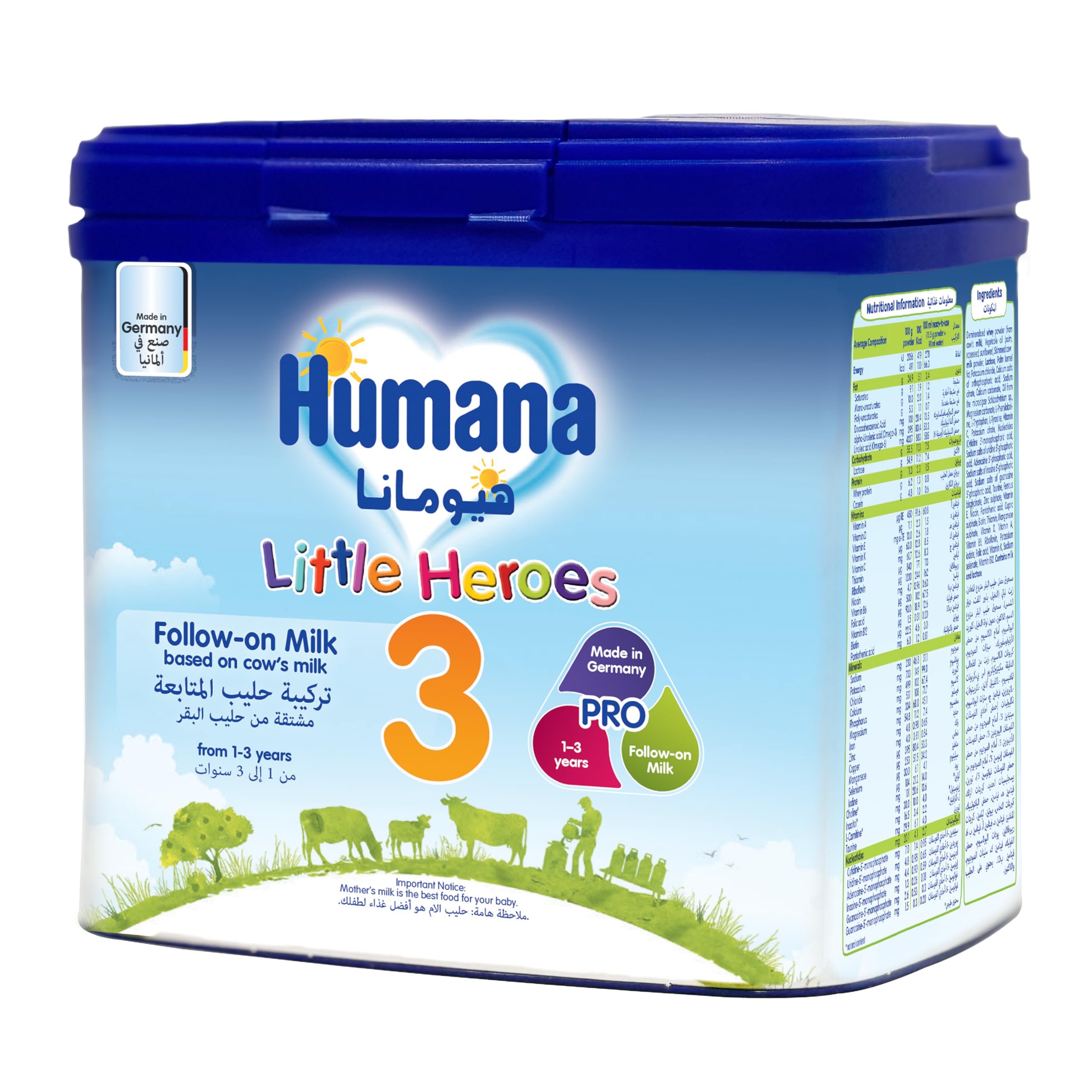 Humana 3 Probalance™ Baby Formula milk 1-3 years, 400g