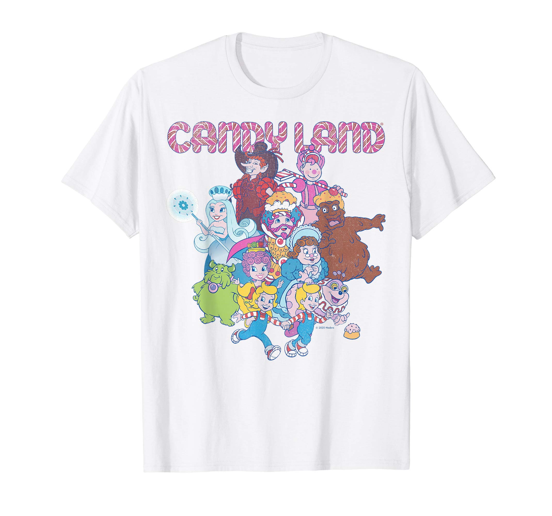 CandylandCandy Land Retro Game Characters Group Shot Logo T-Shirt