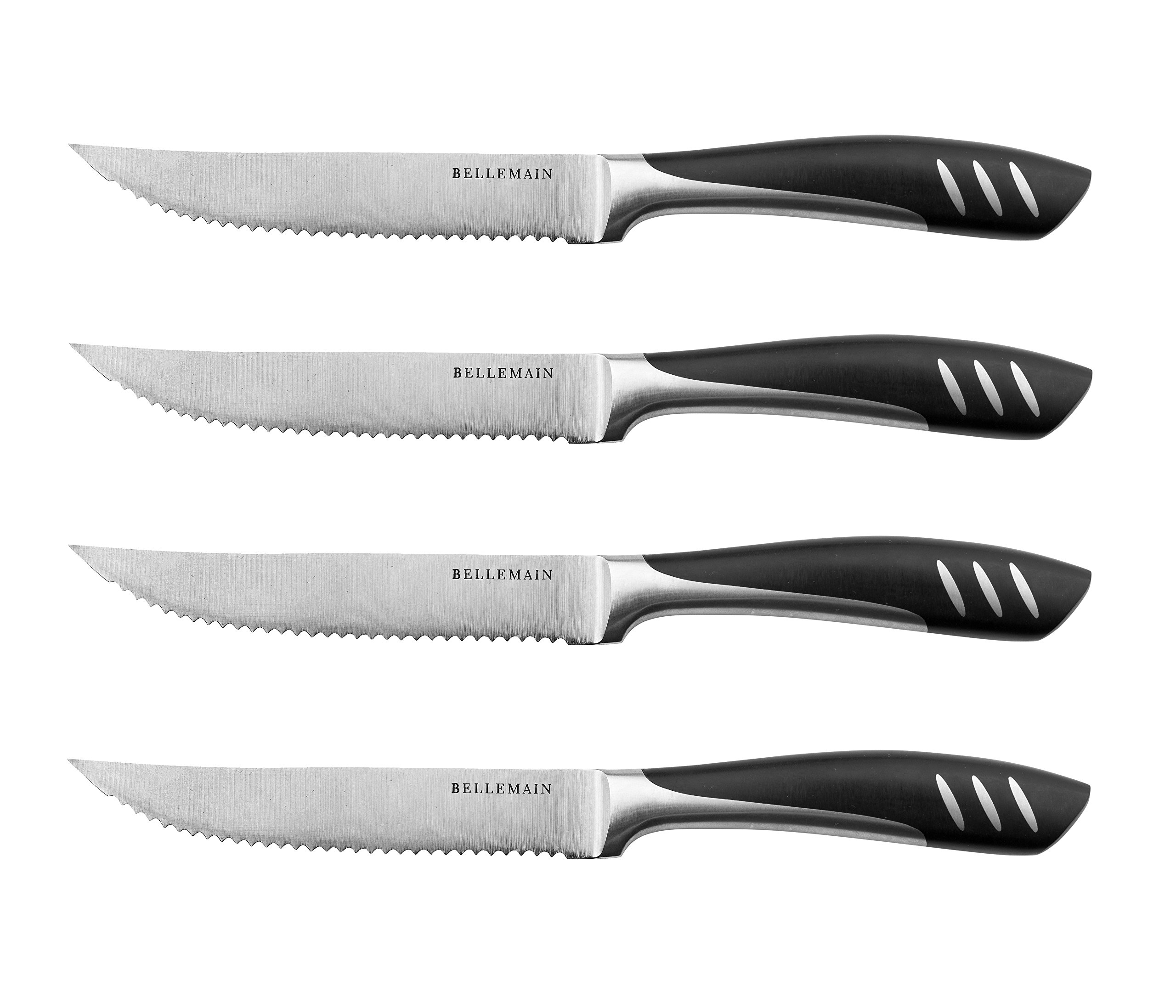 BellemainPremium Steak Knife Set of 4 Stainless Steel