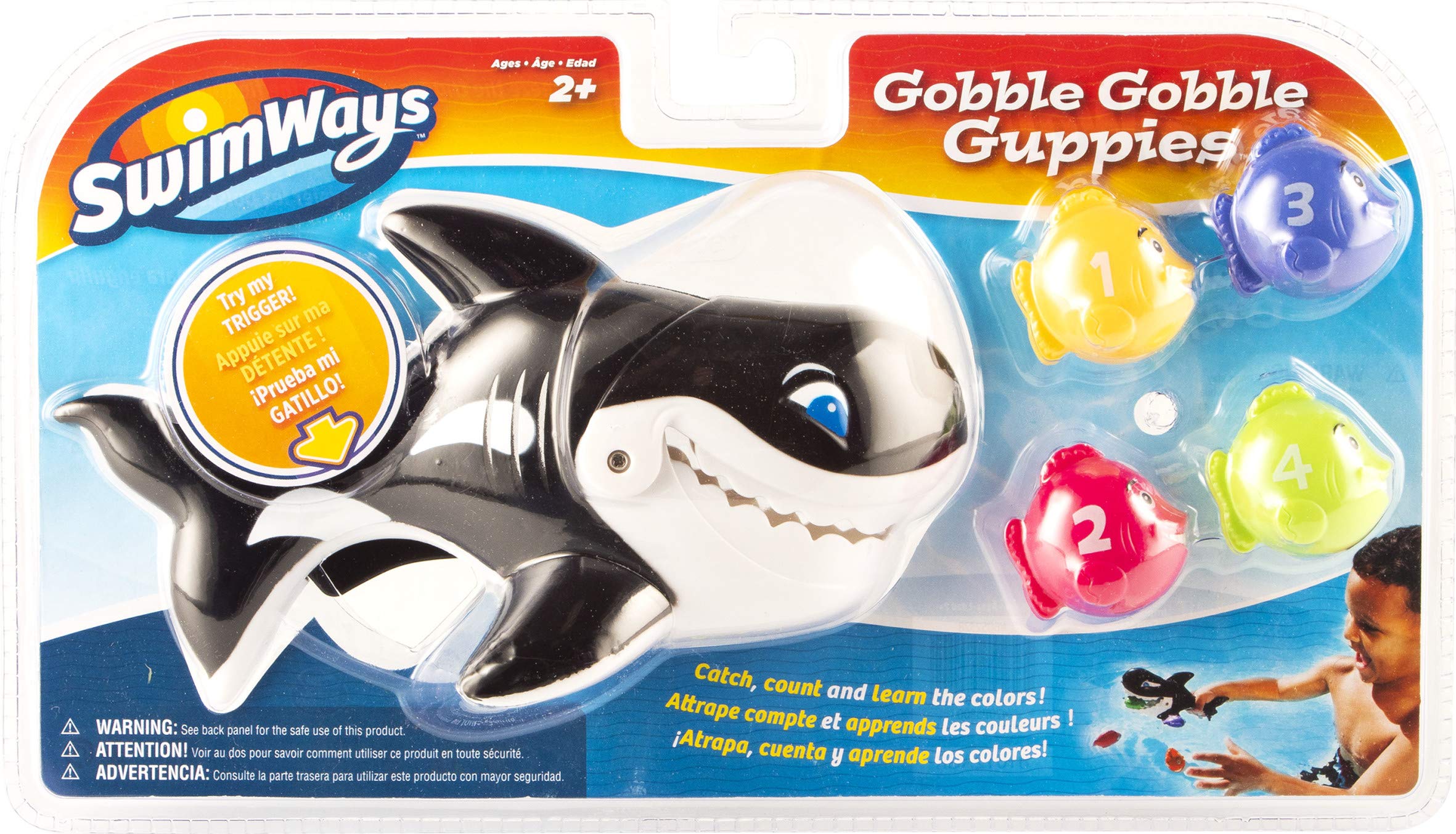 Swimways Gobble Guppies SWW WTT GobbleGuppiesOrca GML, Multicoloured, 6043767