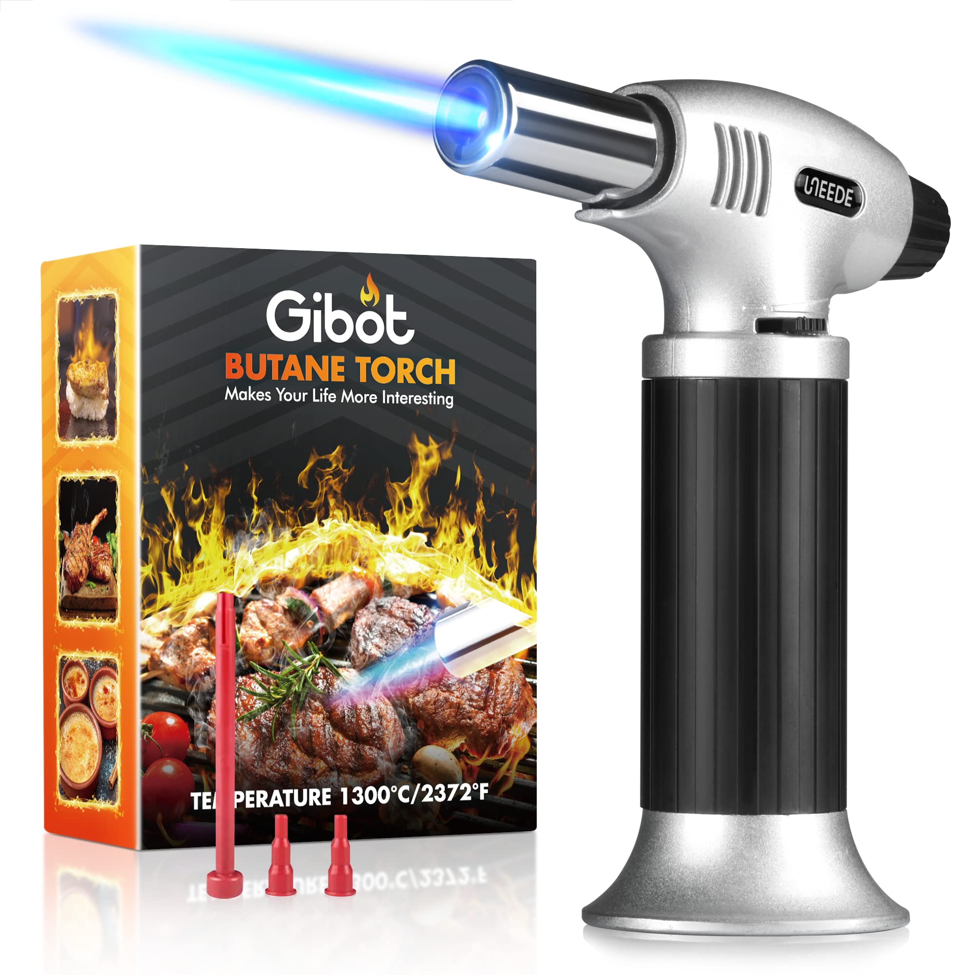 Buy JX0040 Blow Lighter Kitchen Culinary Chef Cooking Torch Refillable ...