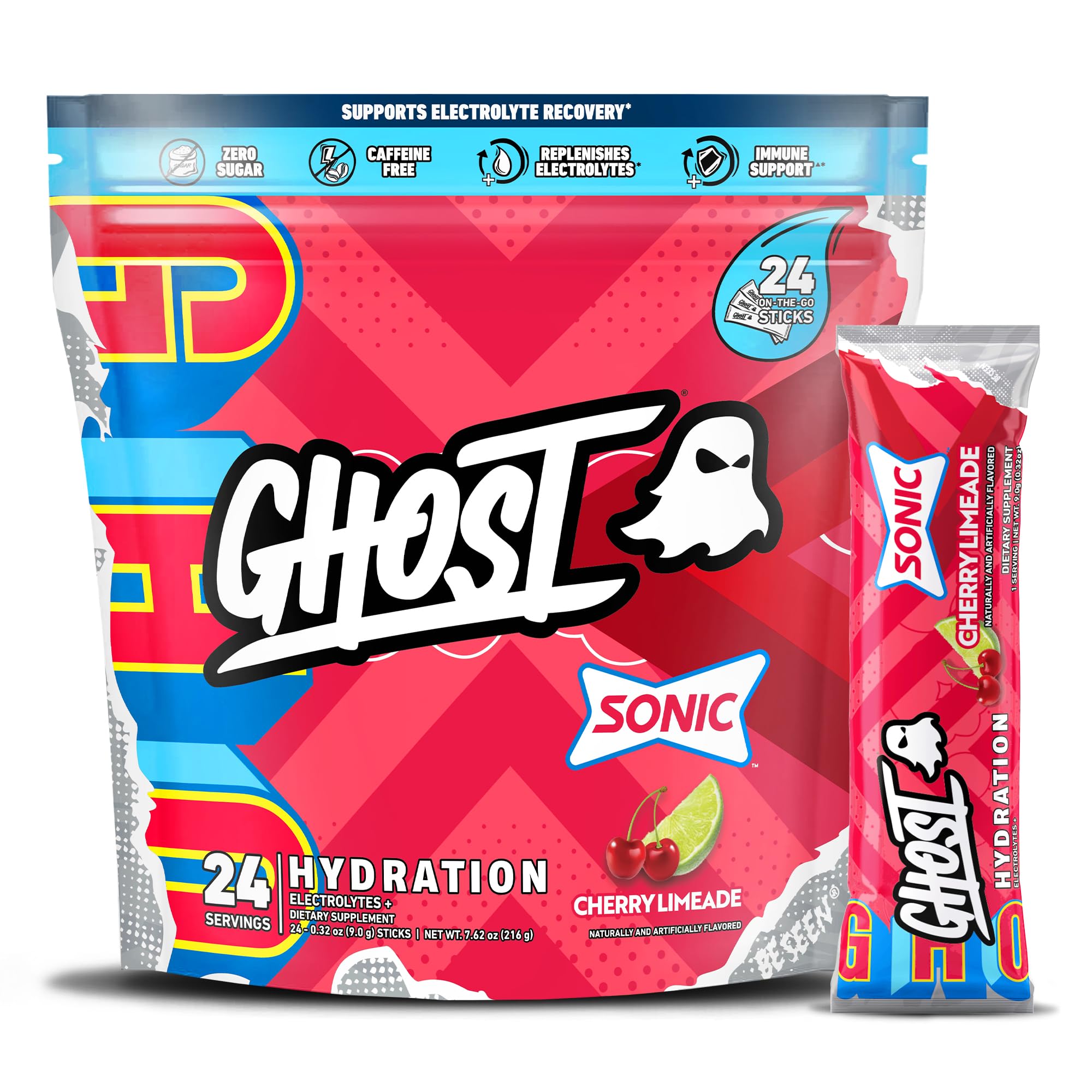 GHOST Hydration - Sonic Cherry Limeade (24 Sticks)