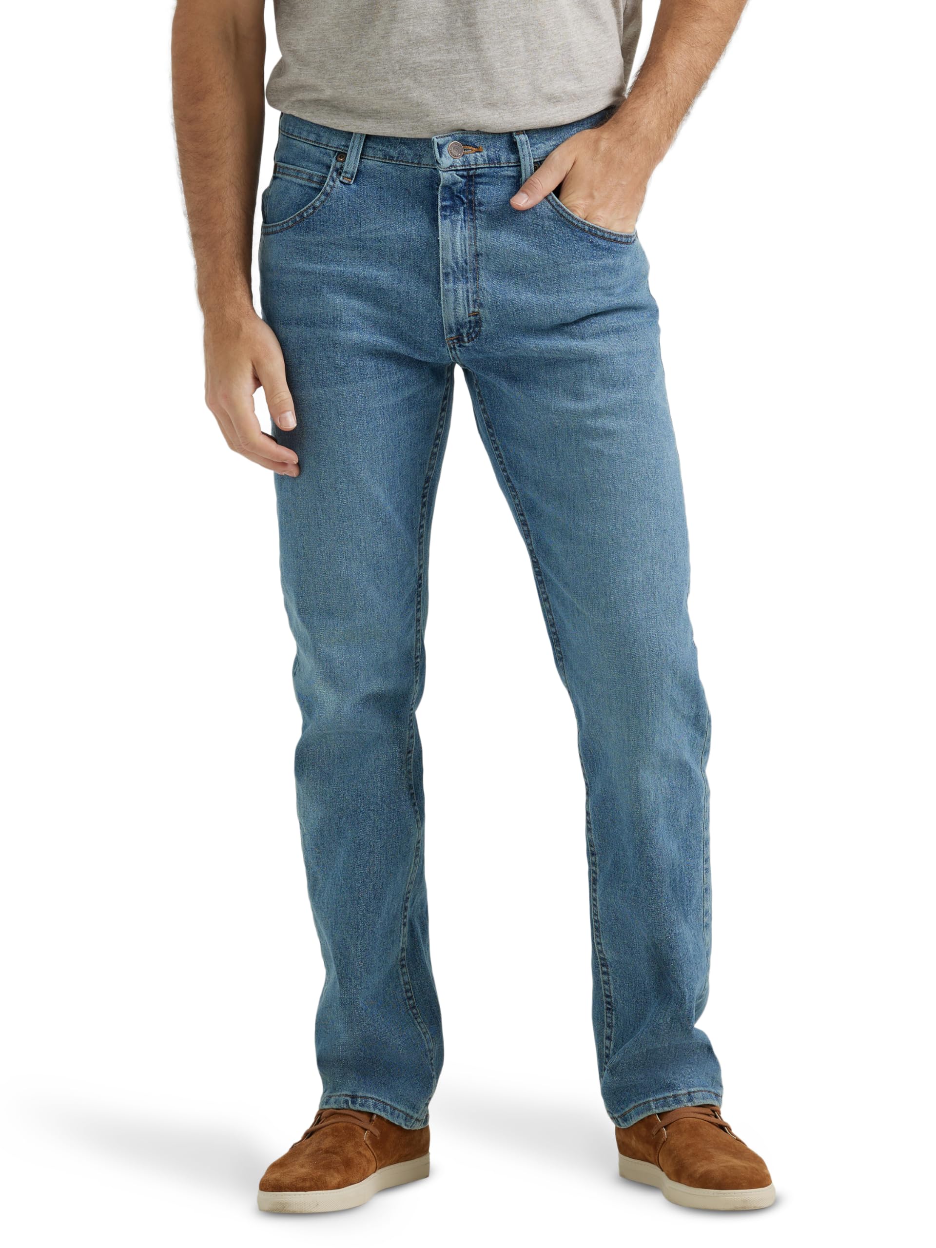 Wrangler AuthenticsMen's Classic 5-Pocket Regular Fit Cotton Jean