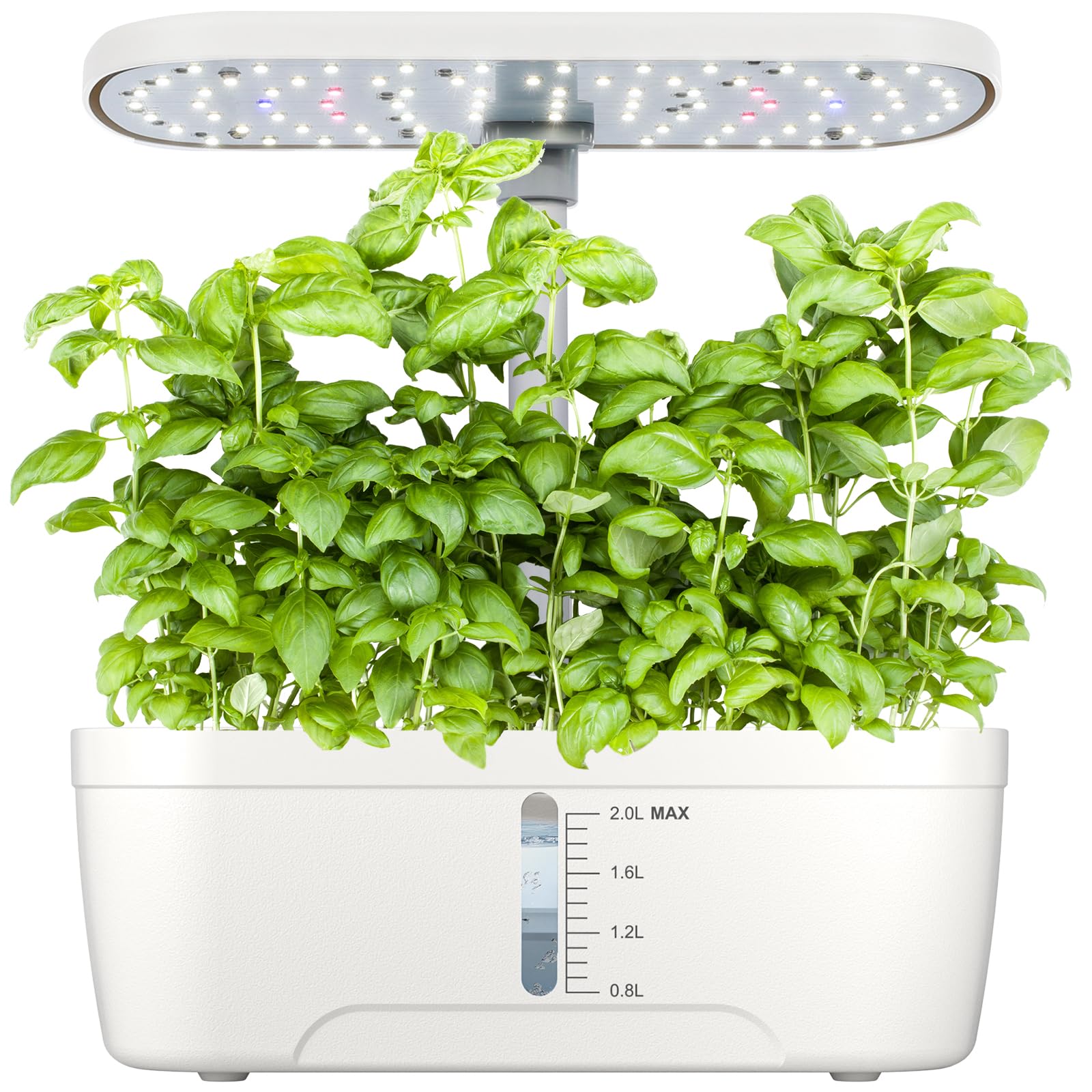 GOLUMUPHydroponics Growing System 6 Pods Hydro Indoor Herb Garden with LED Grow Light, Plants Germination Kit with Auto Timer, Indoor Gardening System Gardening Gifts for Women