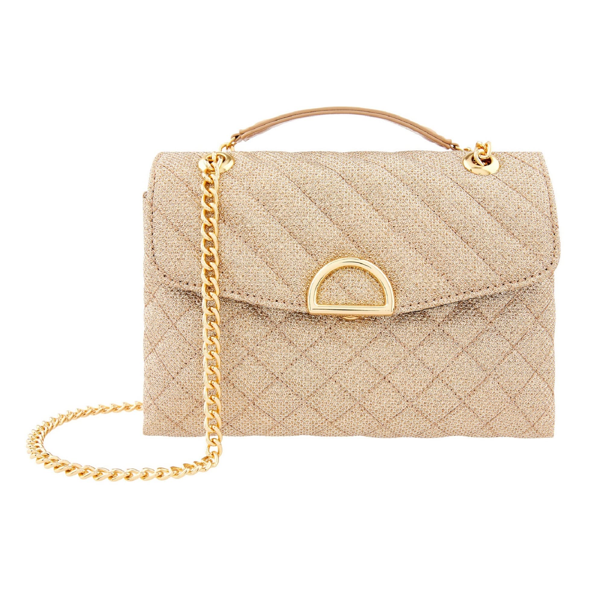 Accessorize London Women's Mini Quilted Ayda Bag