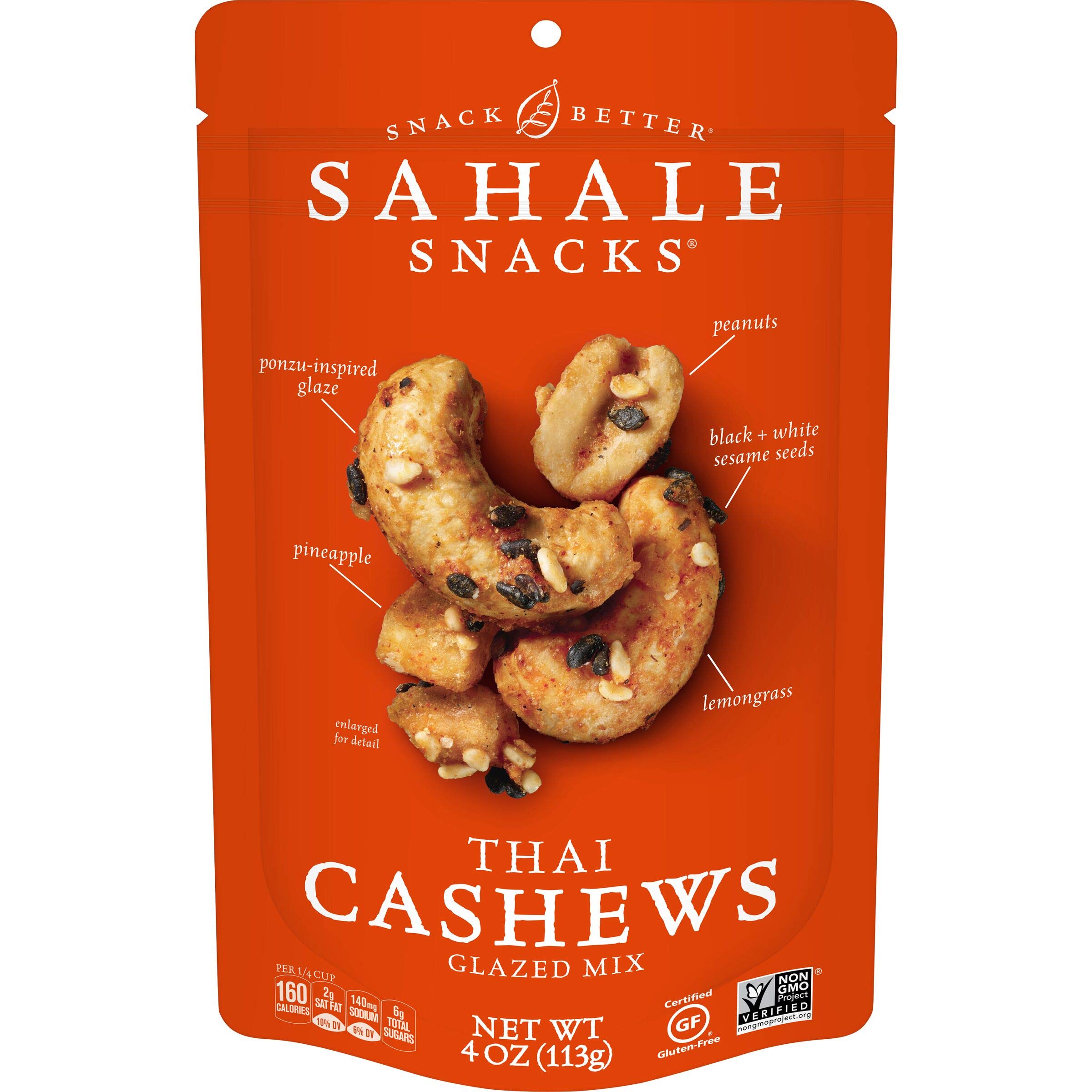 Sahale SnacksThai Cashews Glazed Mix, 4 Ounces