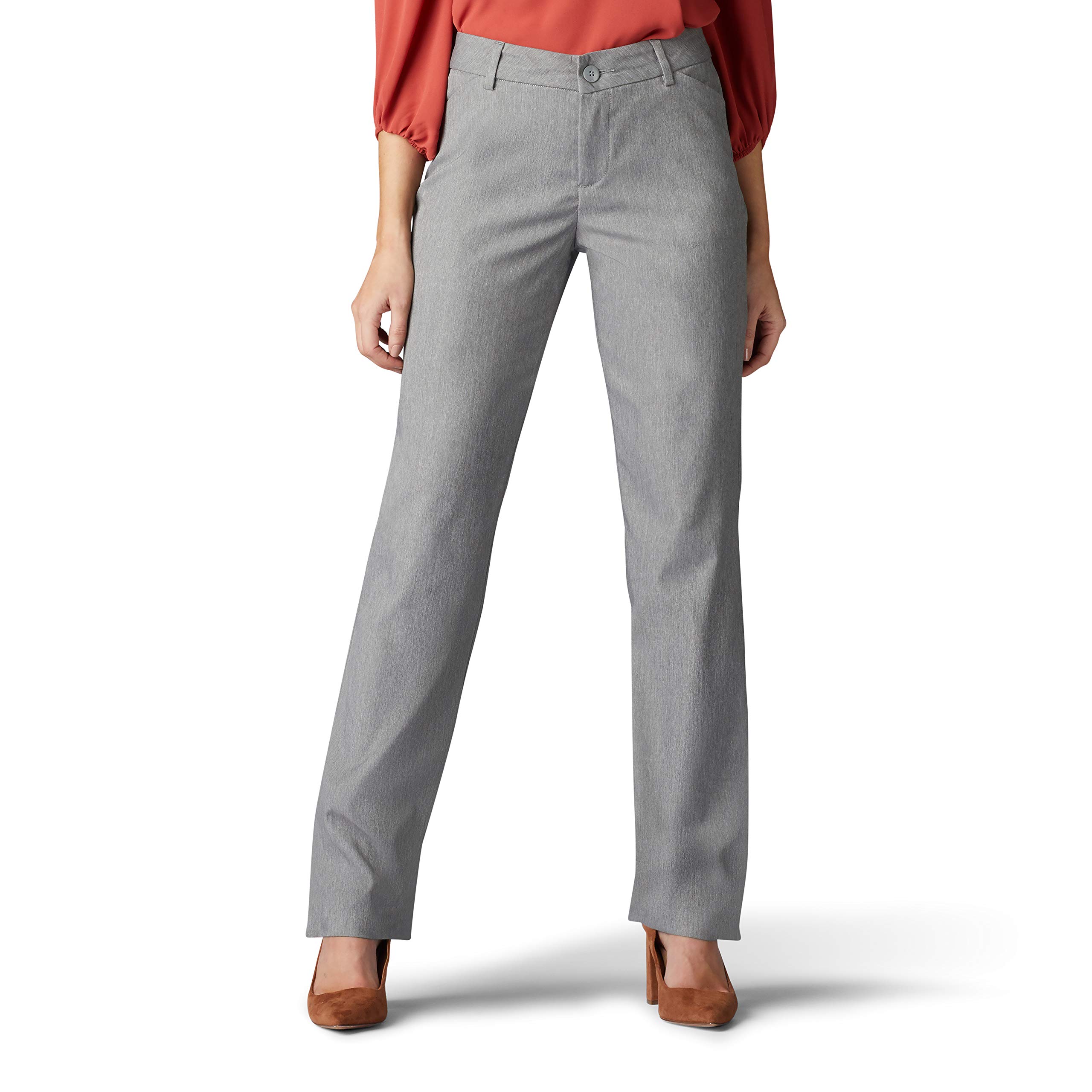 LeeWomen's Wrinkle Free Relaxed Fit Straight Leg Pant