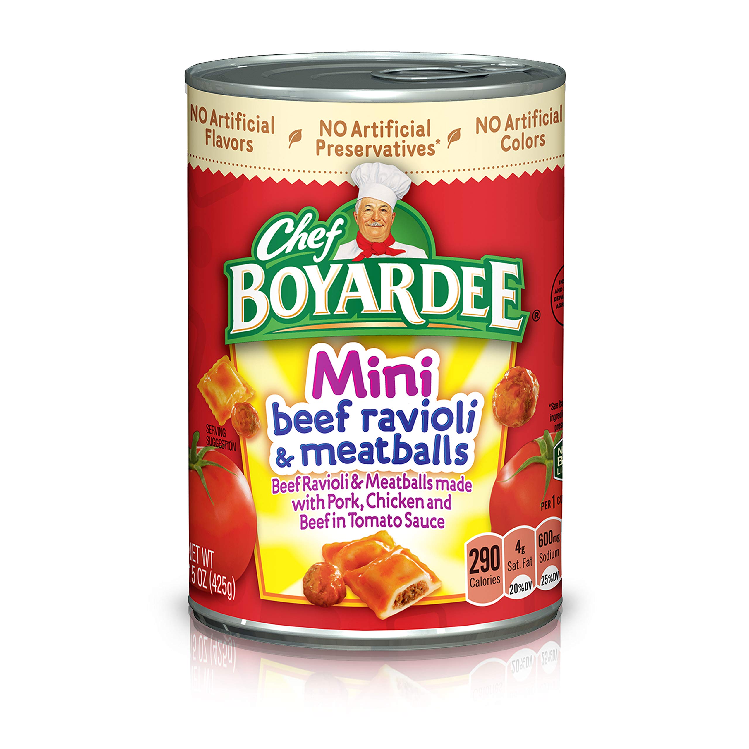 Chef BOYARDEEMini Beef Ravioli and Meatballs, 15 Oz Can