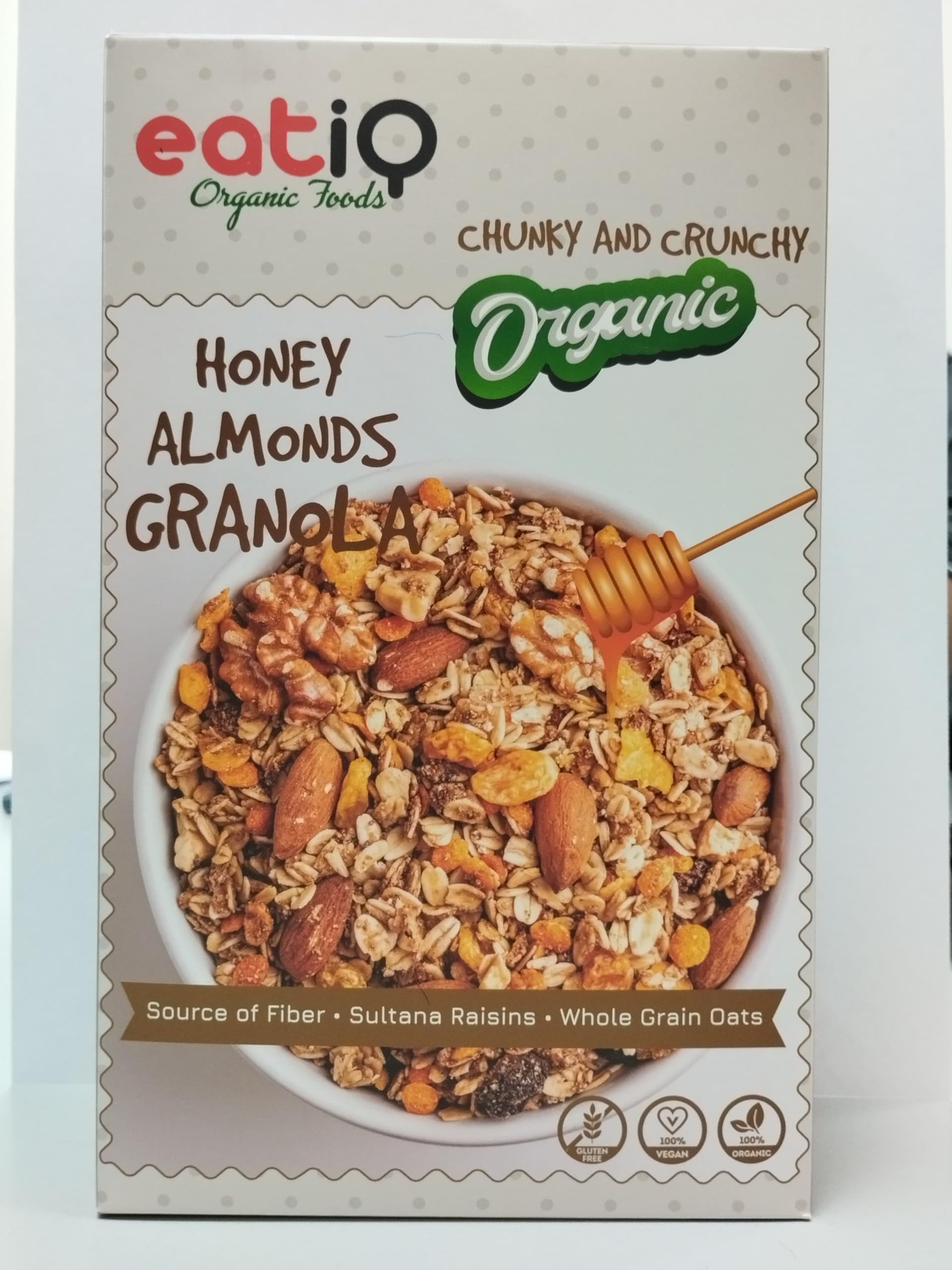 Eatiq Organic FoodsCRUNCHY HONEY ALMOND GRANOLA 320G