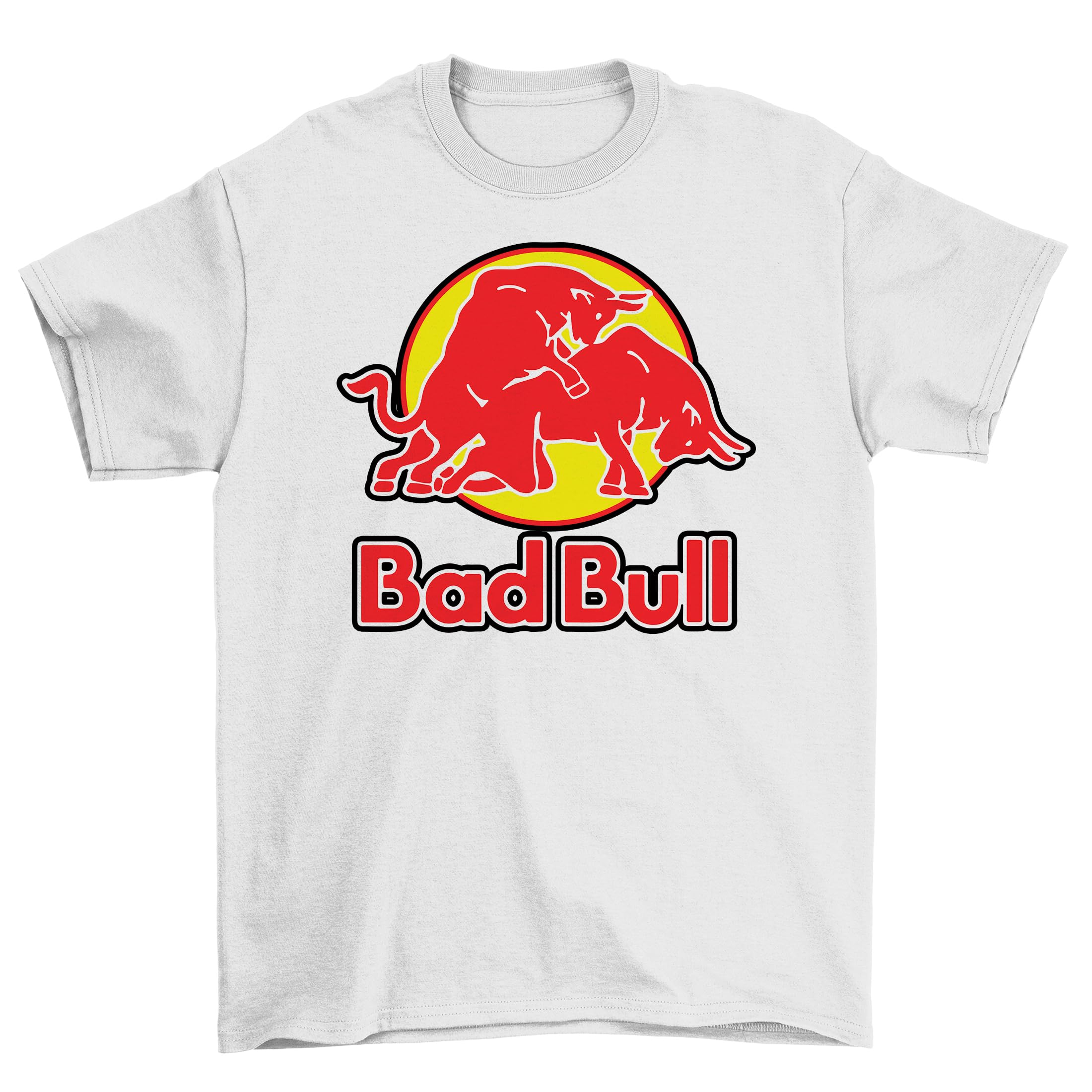 The Shirt ShackBad Bull T Shirts for Men UK Funny, Mens T Shirt Funny, Unisex Printed Design Tee Ideal Men's T-Shirt Funny Print, Great Birthday Idea for Men!