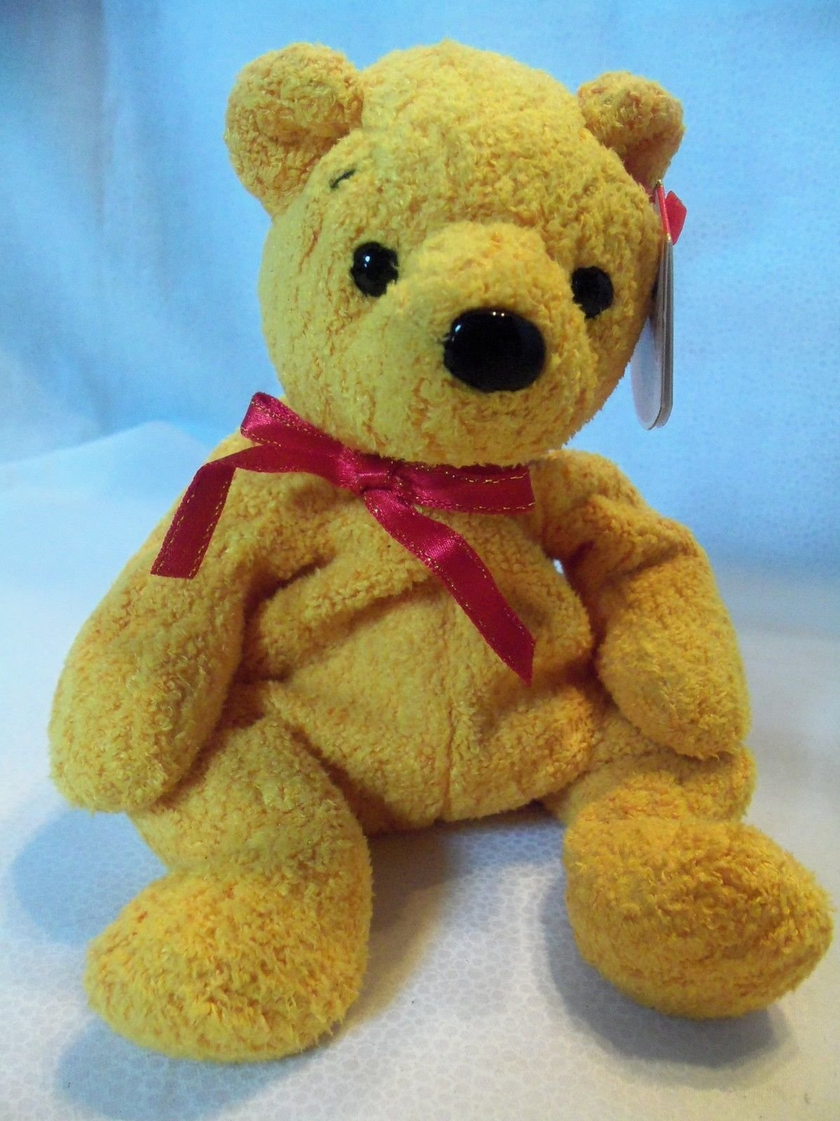 TY Beanie Babies Pooh Bear POOPSIE 9th Generation New w/ Tag ,#G14E6GE4R-GE 4-TEW6W228865