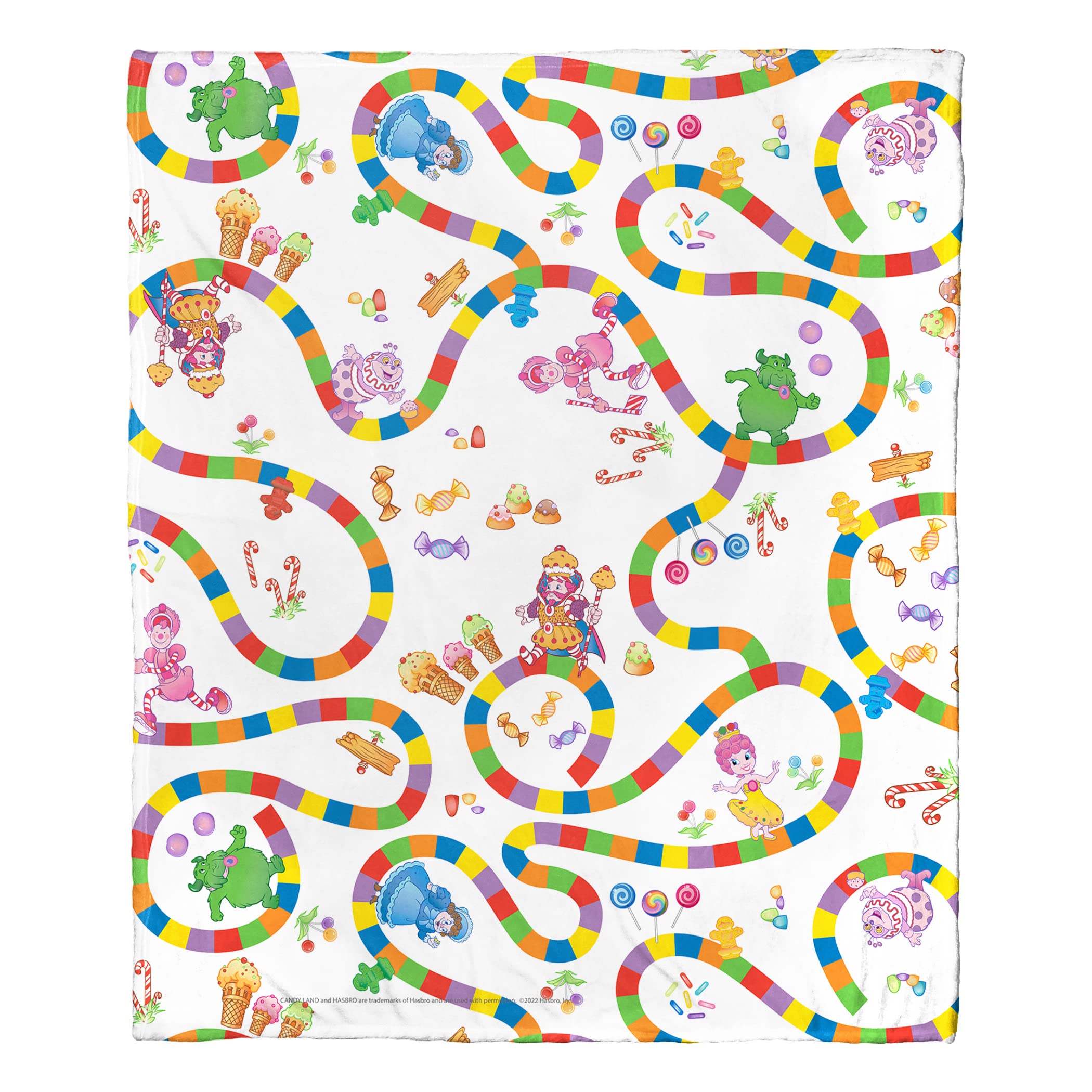 Northwest Candyland Silk Touch Throw Blanket, 50" x 60", Walk Through Candyland