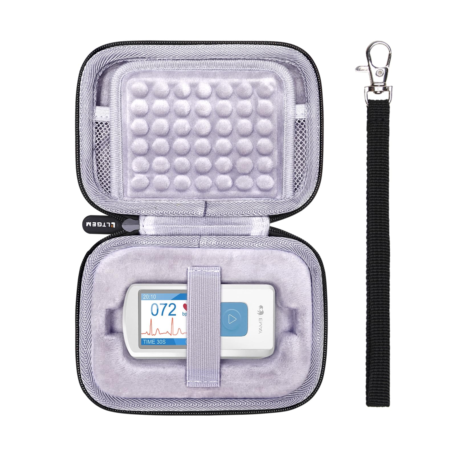 LTGEM Case for EMAY/CONTEC EKG Monitor, Design 2, Compact