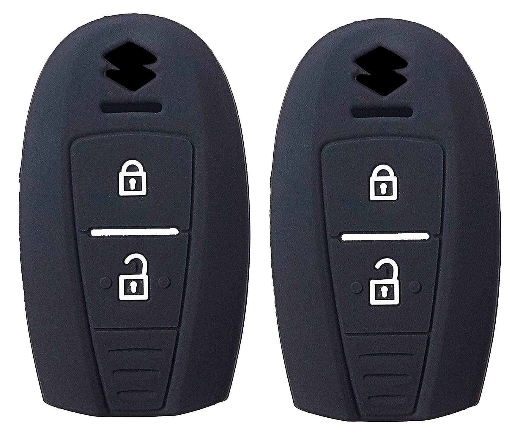 Shopoflux® Silicone Key Cover Compatible with Vitara Brezza | Ciaz (Pack of 2)