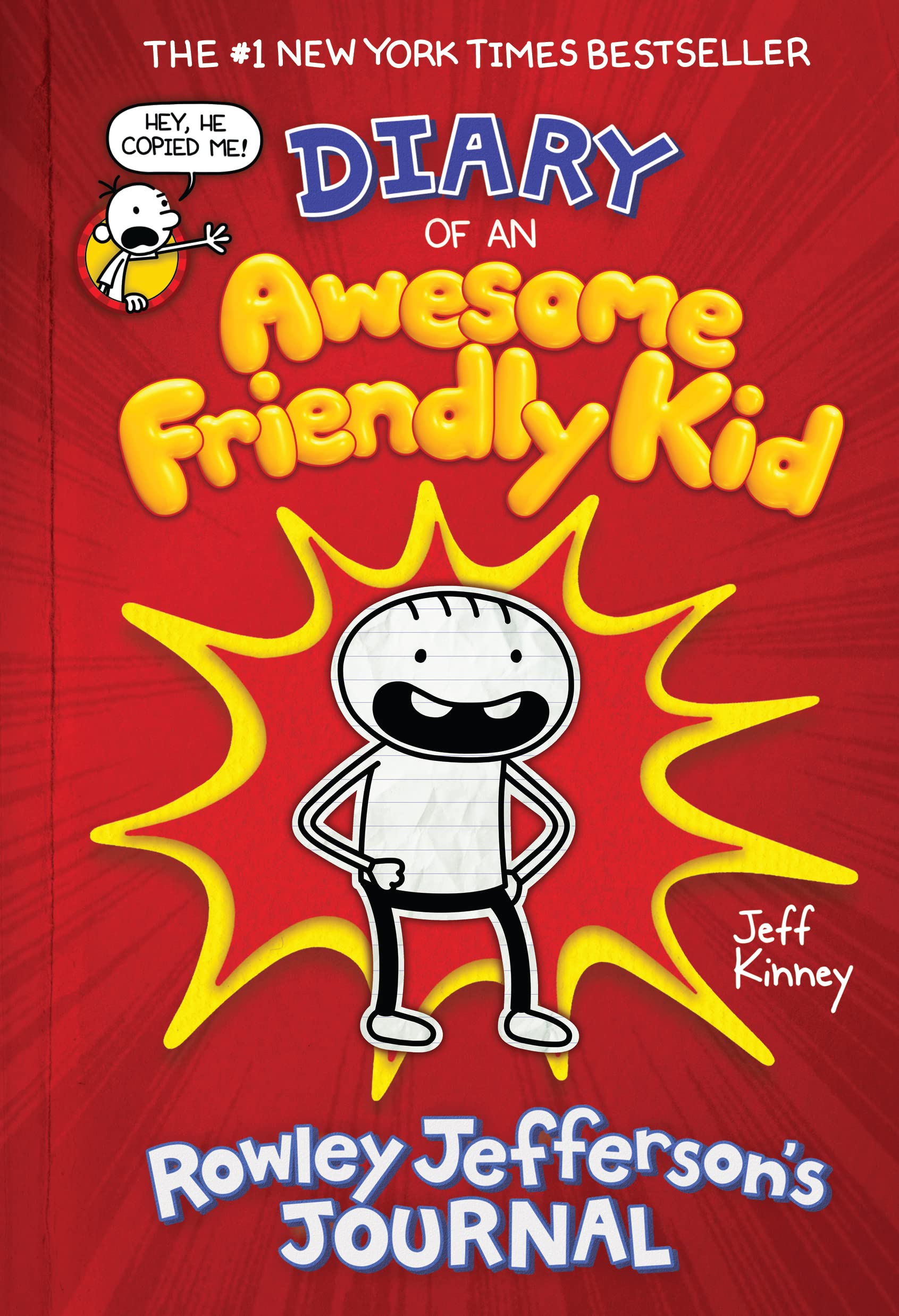 Harry N. Abrams Diary of an awesome friendly kid: rowley jefferson's journal Hardcover – Big Book, 9 April 2019