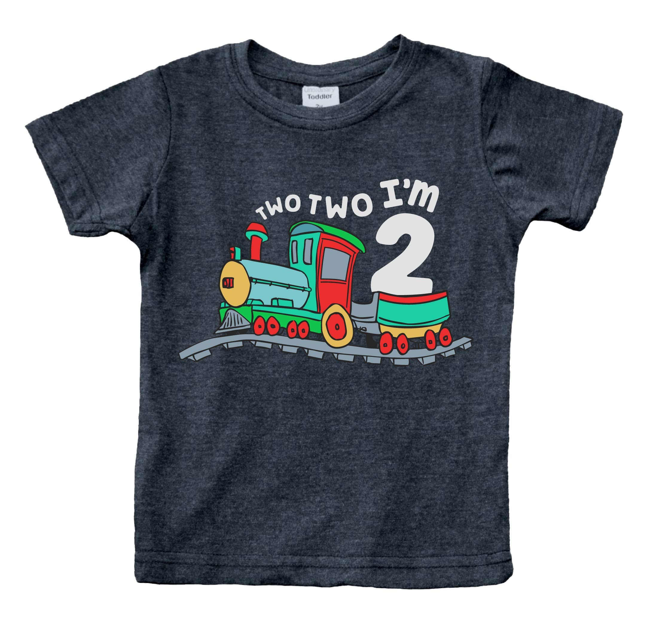 Unordinary Toddler 2nd Birthday Shirt boy Chugga Chugga Two Two Train im Two Years Old Second Birthday Tshirt