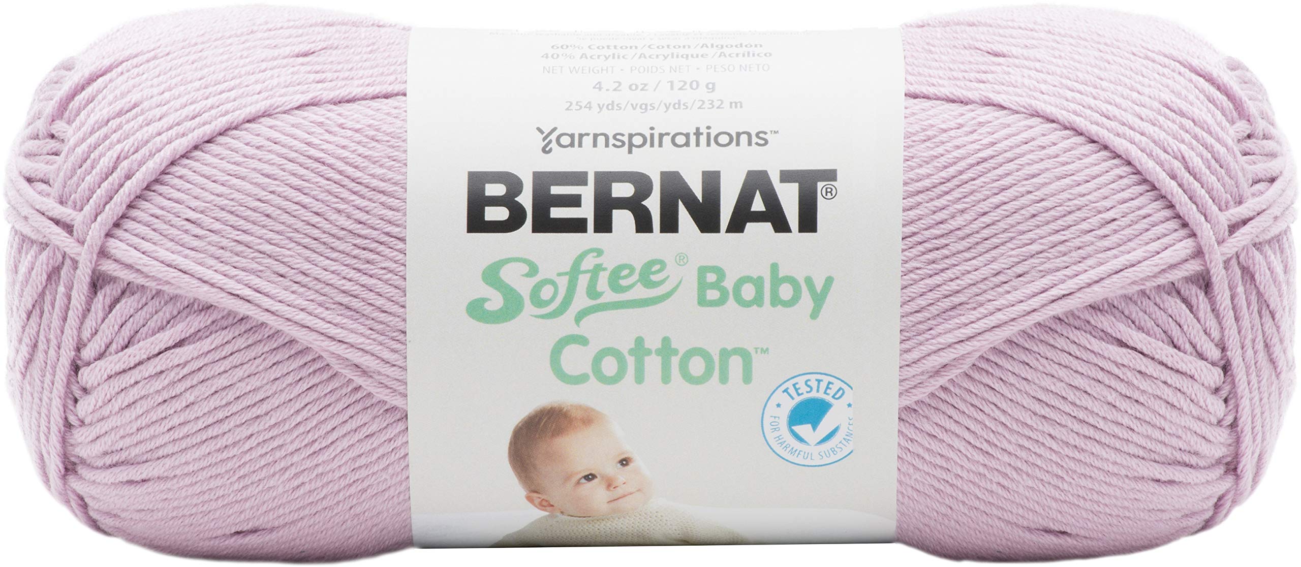 Bernat Softee Baby Cotton, Soft Plum, 120g