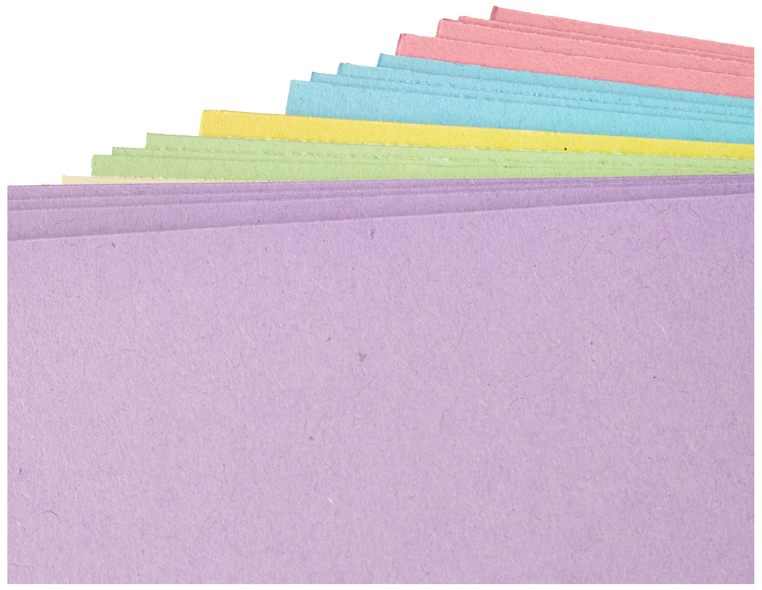 House of Card & Paper RAINBOW A4 160 GSM Pastel Coloured Card, Pack of 50