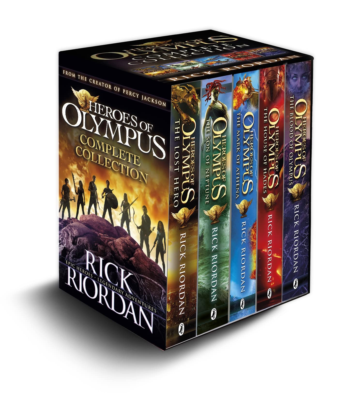 PENGUIN CHILDREN PBS Heroes Of Olympus Complete Collection (5 Book Slipcase) Paperback – Big Book, 7 May 2015