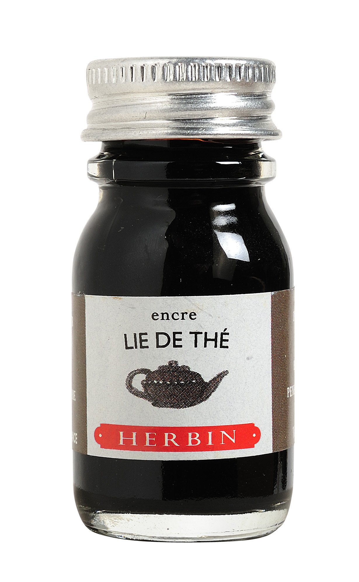 Herbin Bottled Fountain Pen Ink, 10ml - Tealeaf Brown