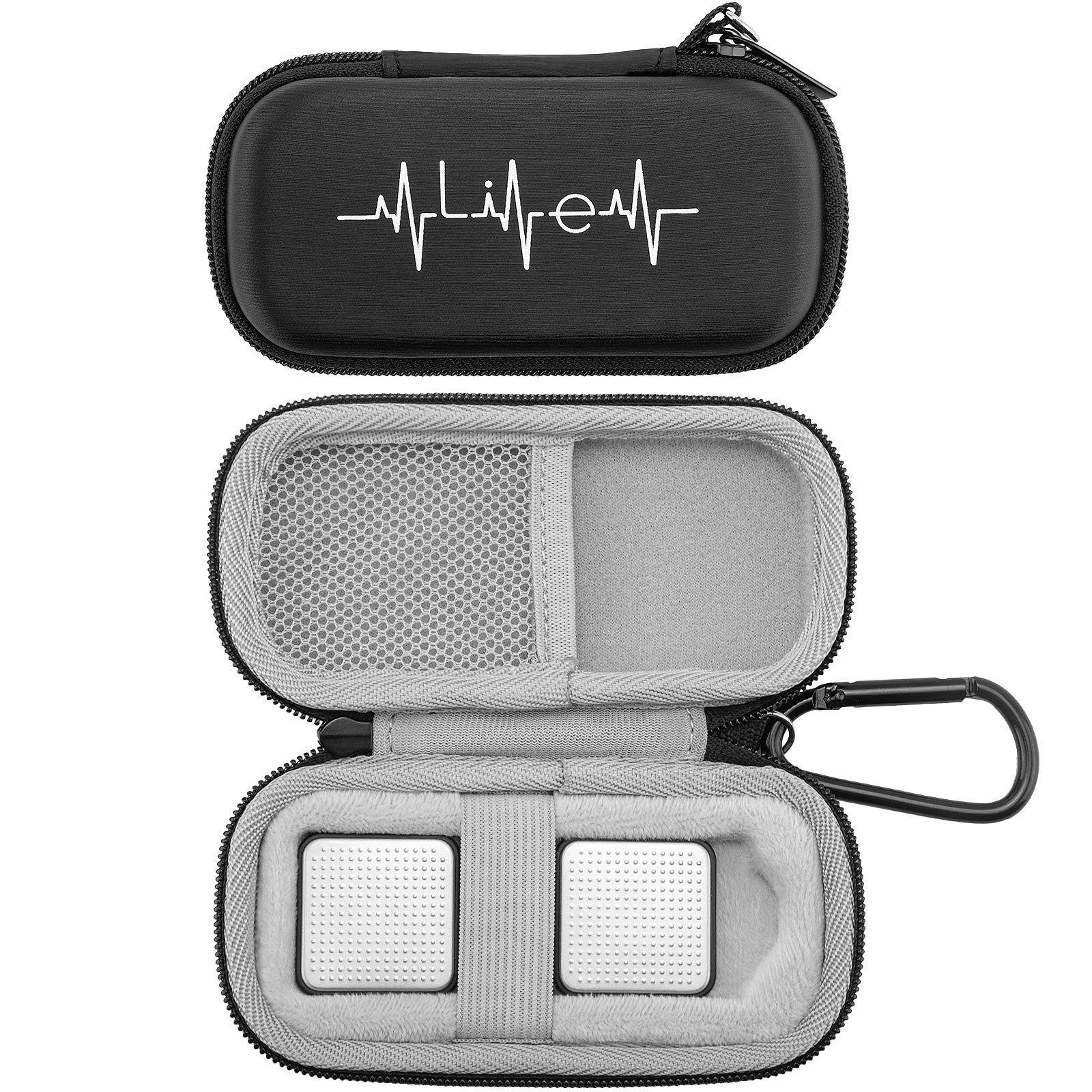 Case for AliveCor kardia Mobile Heart Monitor EKG/Wireless 6-Lead EKG, Travel Case Protective Cover Storage Bag