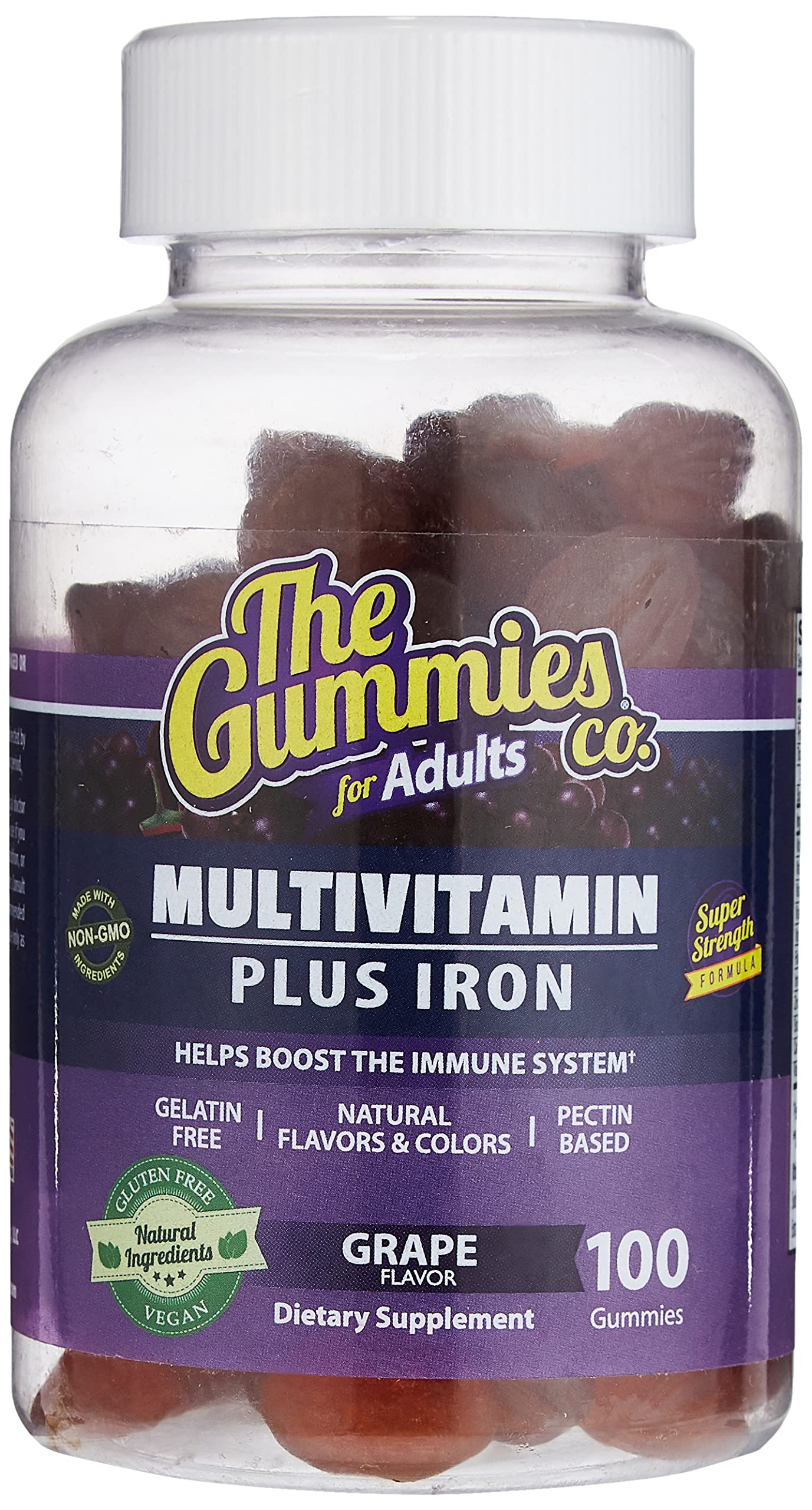 The Gummies Co. Multivitamins + Iron Grape Flavor