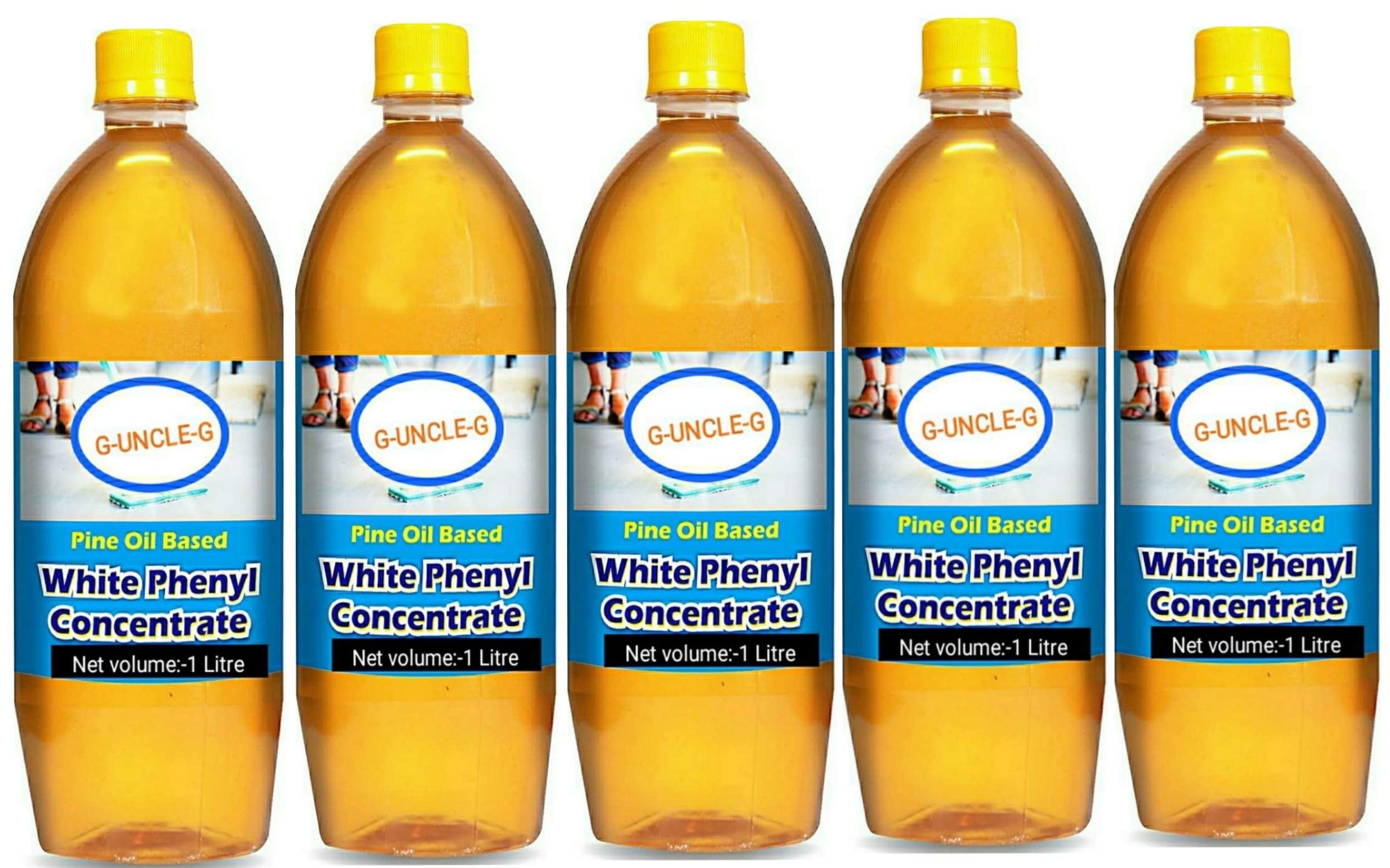 G-Uncle-G White Phenyl Concentrate 5 litre makes 175 litre of Good phenyl