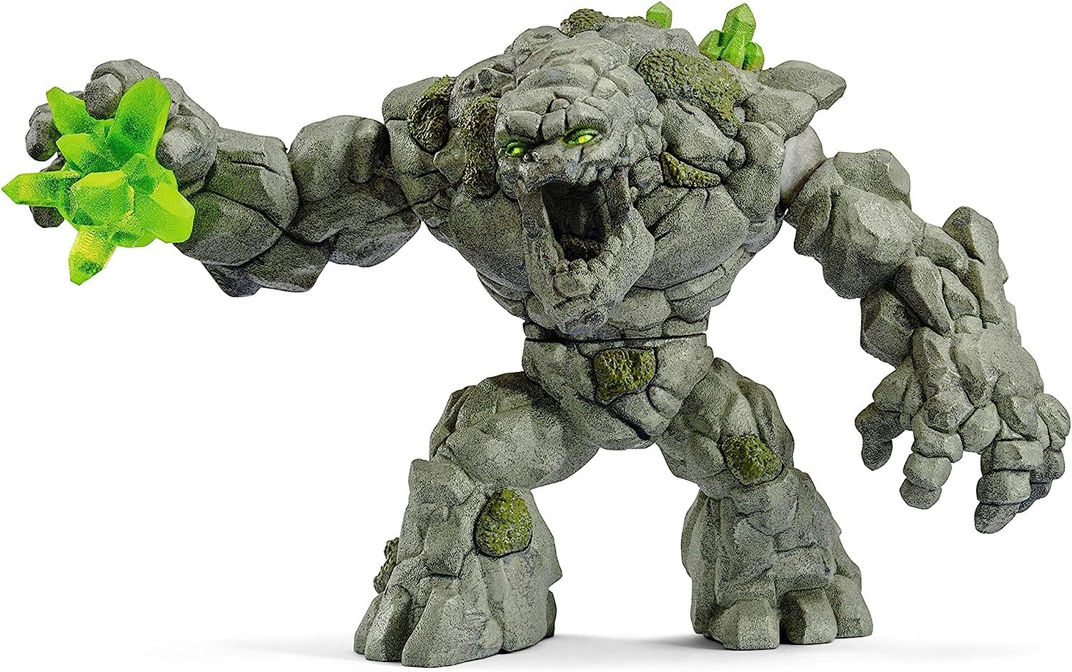 SchleichELDRADOR CREATURES — Stone Monster, Durable and Detailed Monster Toy with Movable Arms and Rotating Torso, Fantasy Toys for Boys and Girls Ages 7+, 9.3 x 17.7 x 12 cm