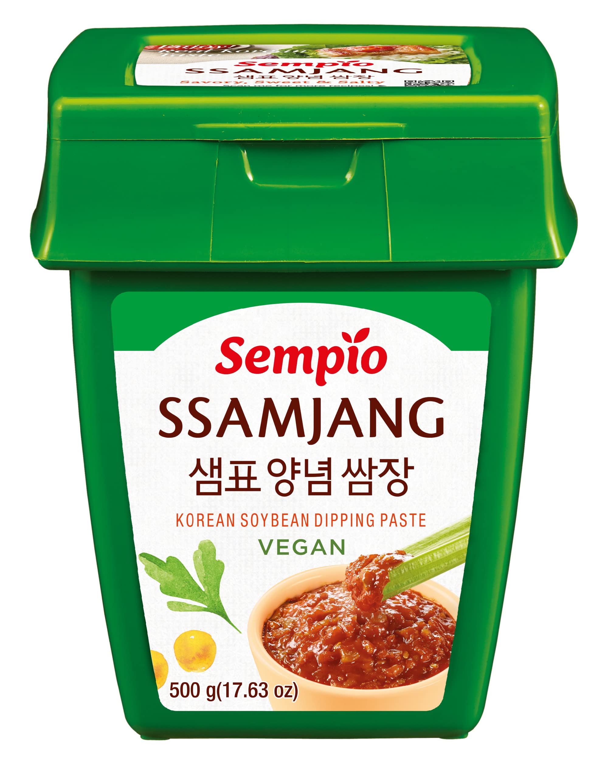 Sempio Korean Soybean Dipping Paste, Korean BBQ Sauce, Vegan Ssamjang 500g