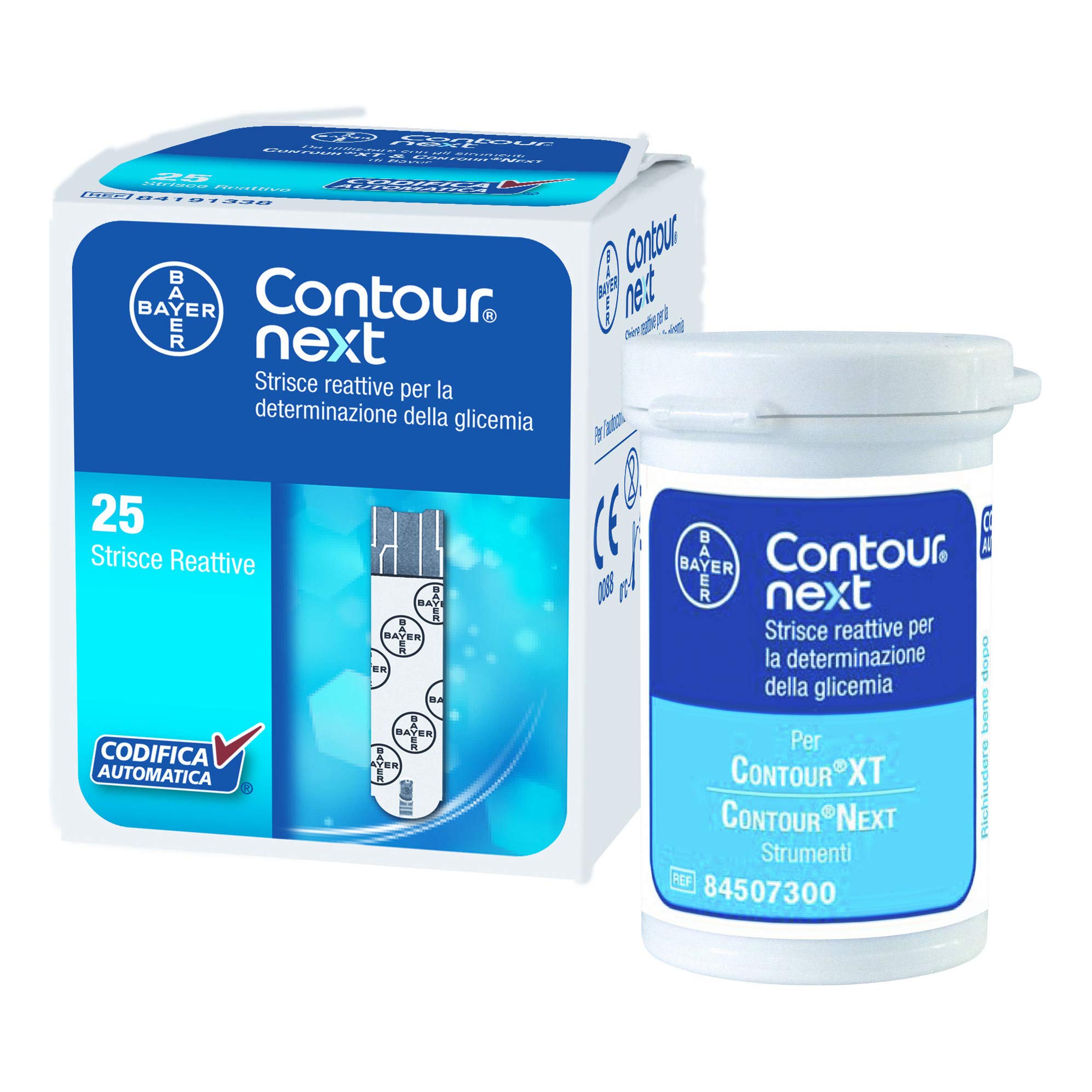 Contour next 25 strisce reattive per la misurazione della glicemia