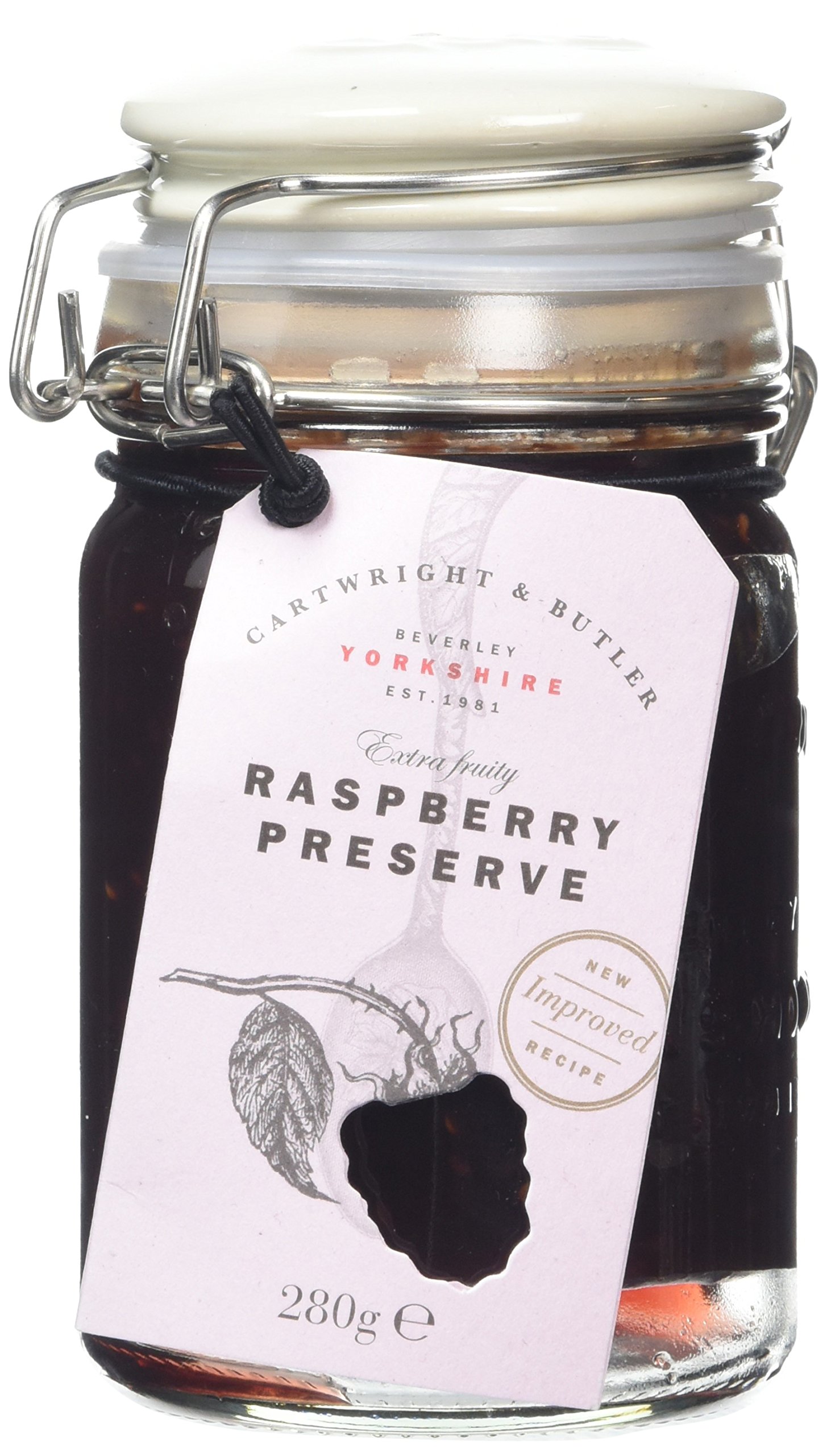 Cartwright & Butler | Raspberry Preserve | Presented in a Clip-Lid Jar