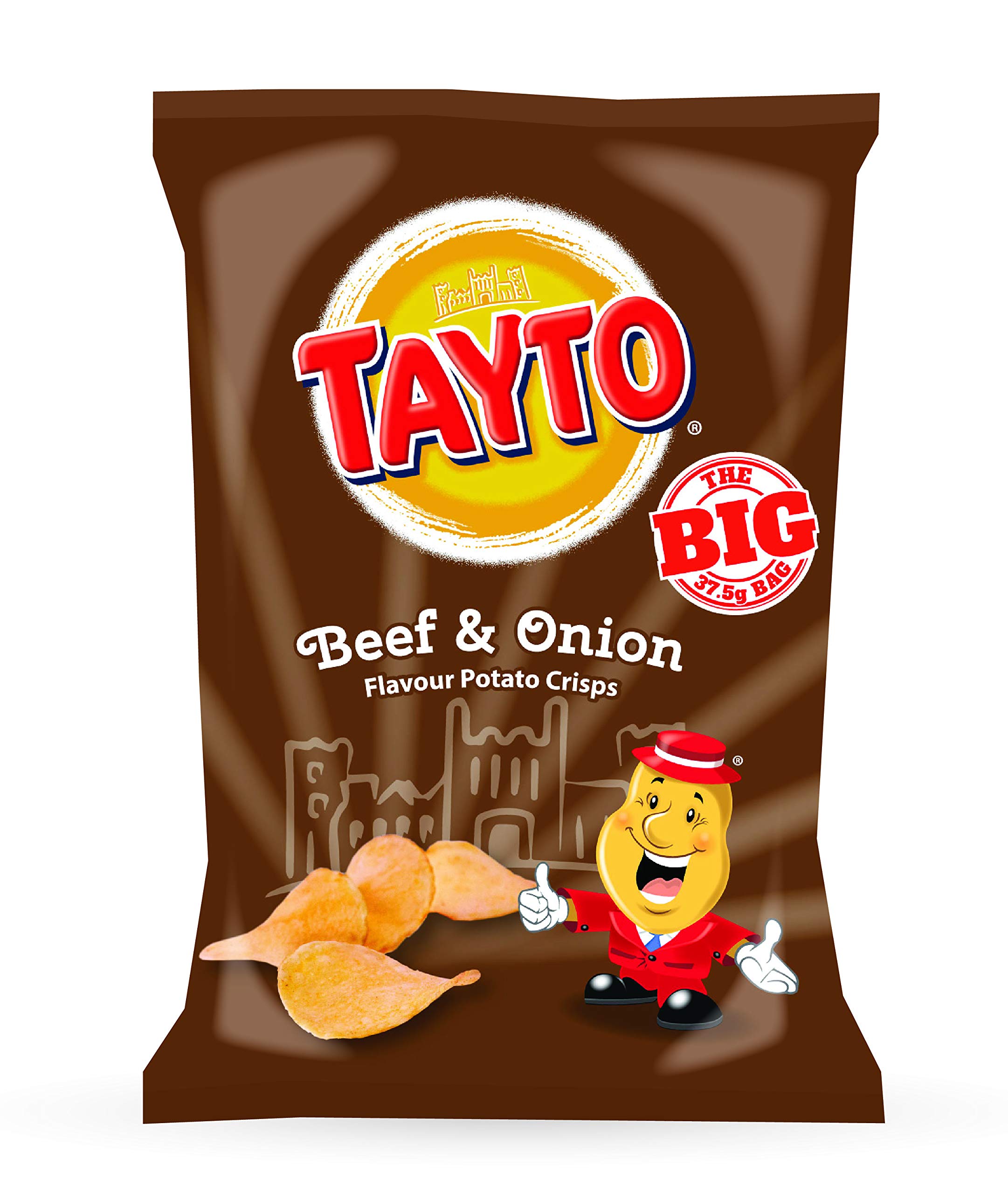 Tayto Beef and Onion Crisps 37.5g