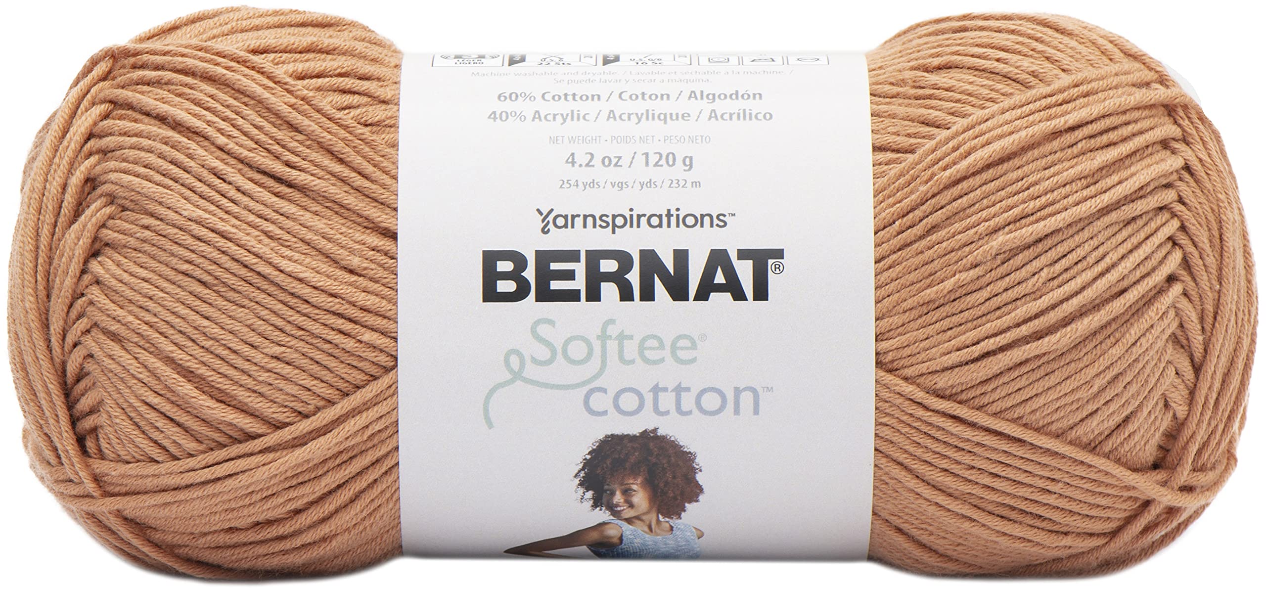 Bernat Softee Cotton 120g - Sandstone