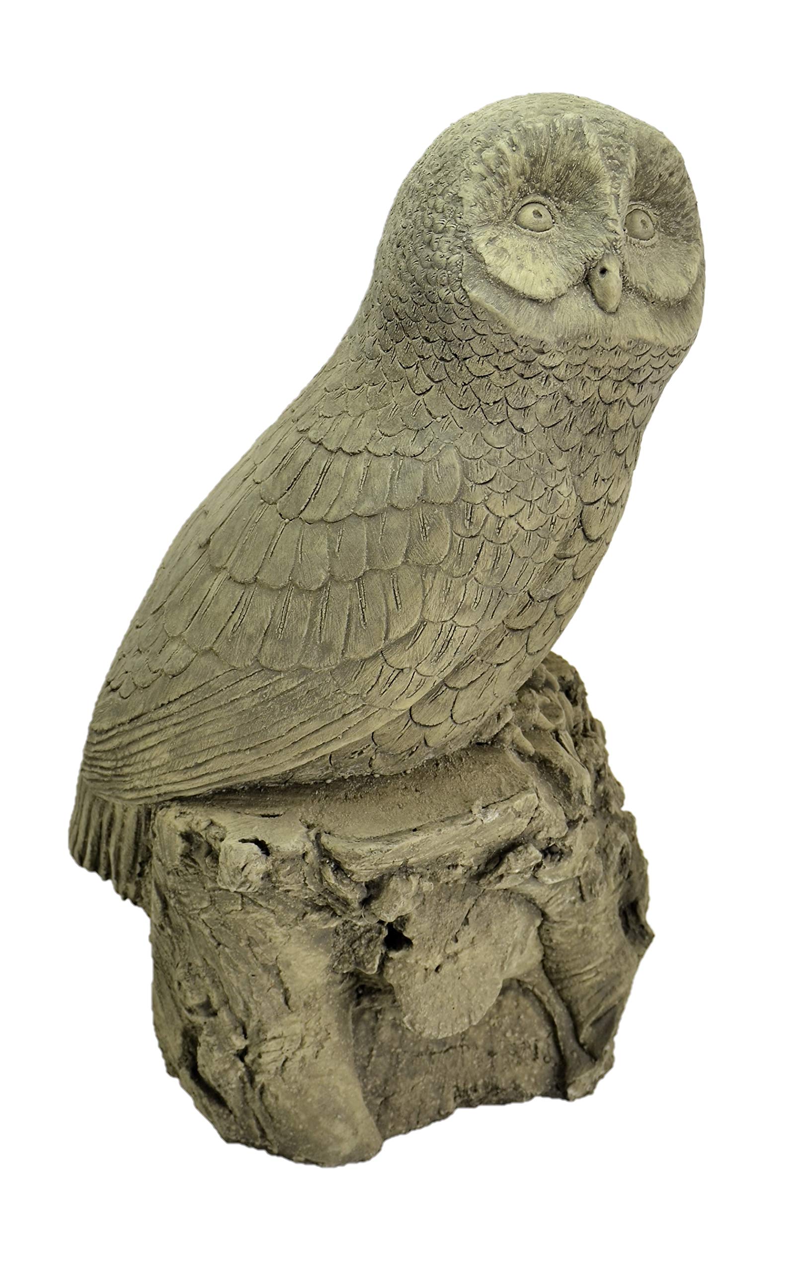 Sean the Tawny Owl - Garden Ornament -Sculpture - Stone Statue - Wildlife